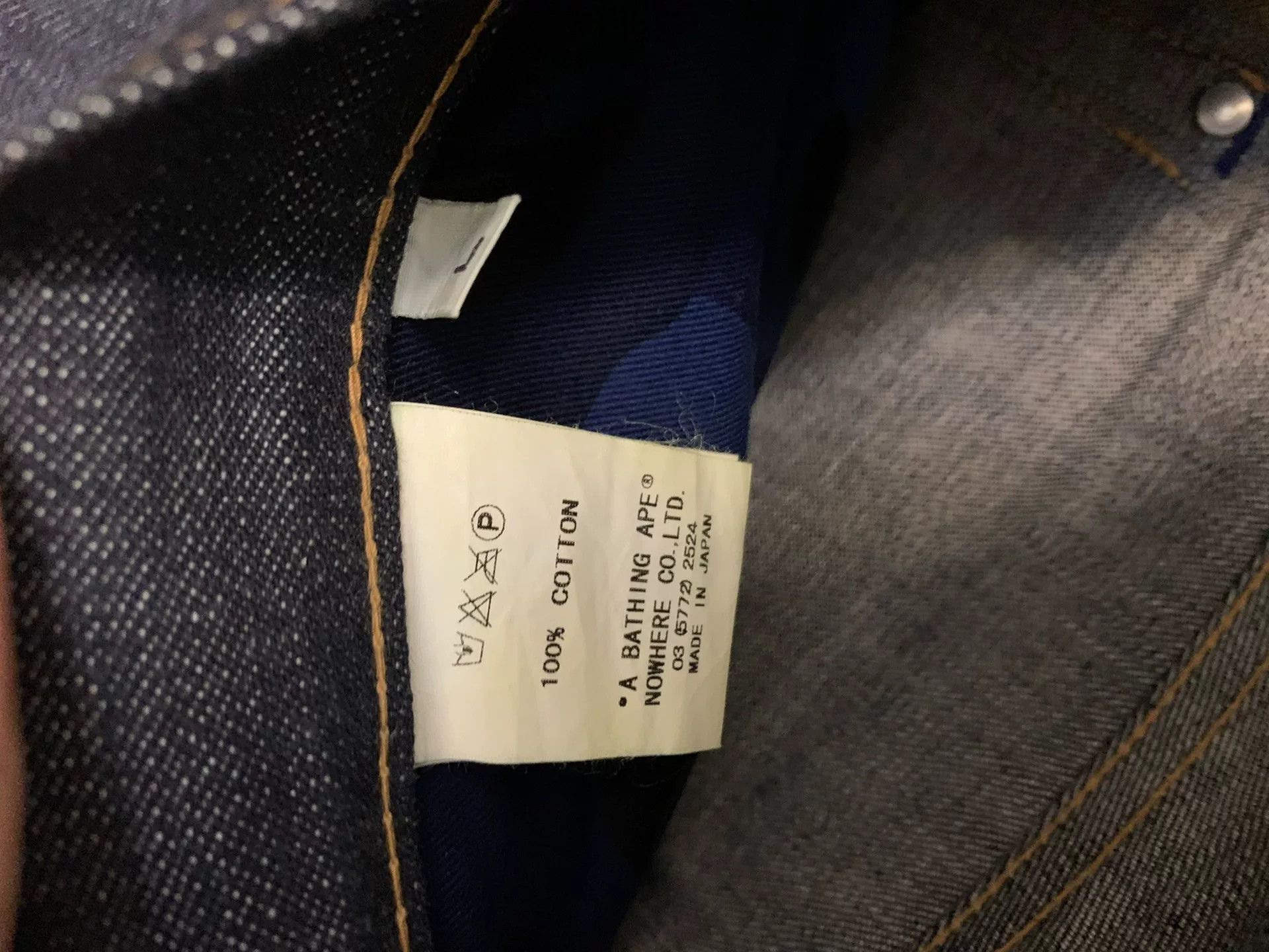 Bape Bape Denim Ape Denim Jeans L Men Size US 34 / EU 50 - 3 Thumbnail