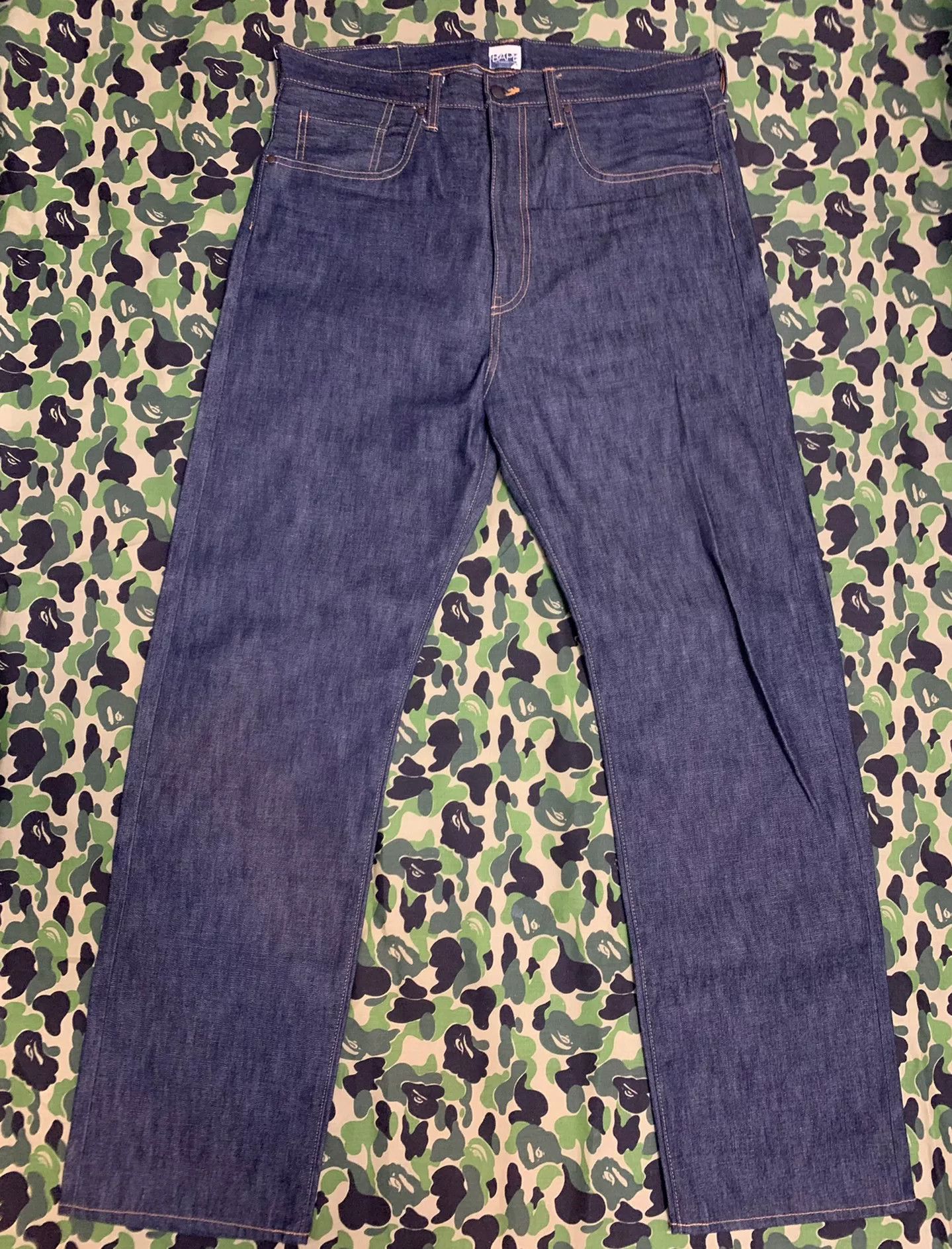 Bape Bape Denim Ape Denim Jeans L Men Size US 34 / EU 50 - 2 Thumbnail