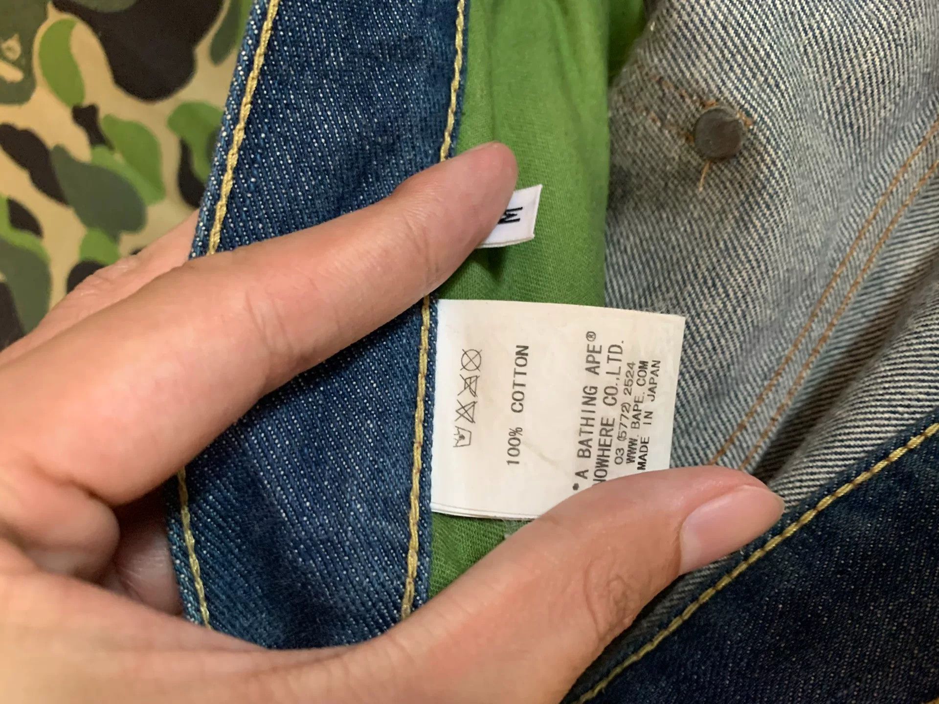 Bape Bape Retro Denim Denim Jeans M Men Size US 32 / EU 48 - 3 Thumbnail