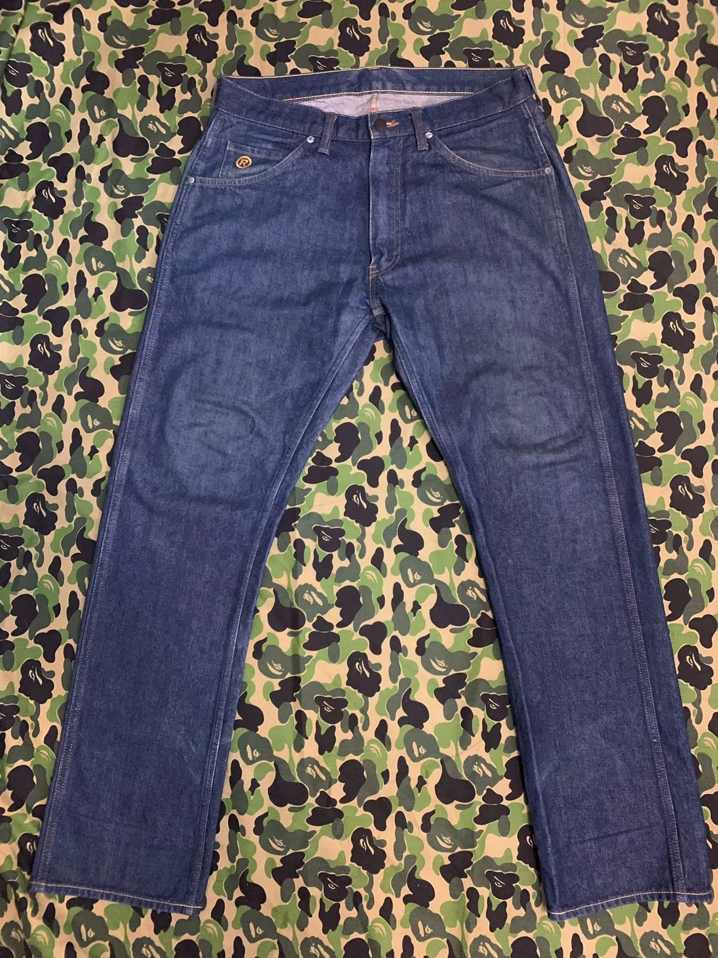 Bape Bape Retro Denim Denim Jeans M Men Size US 32 / EU 48 - 2 Thumbnail