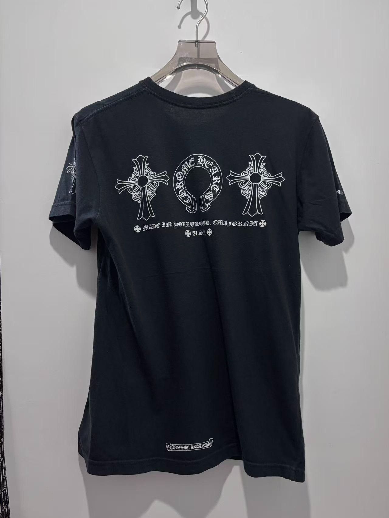 Chrome Hearts Chrome Hearts Black T-Shirt M Men Size US M / EU 48-50 / 2 - 2 Thumbnail