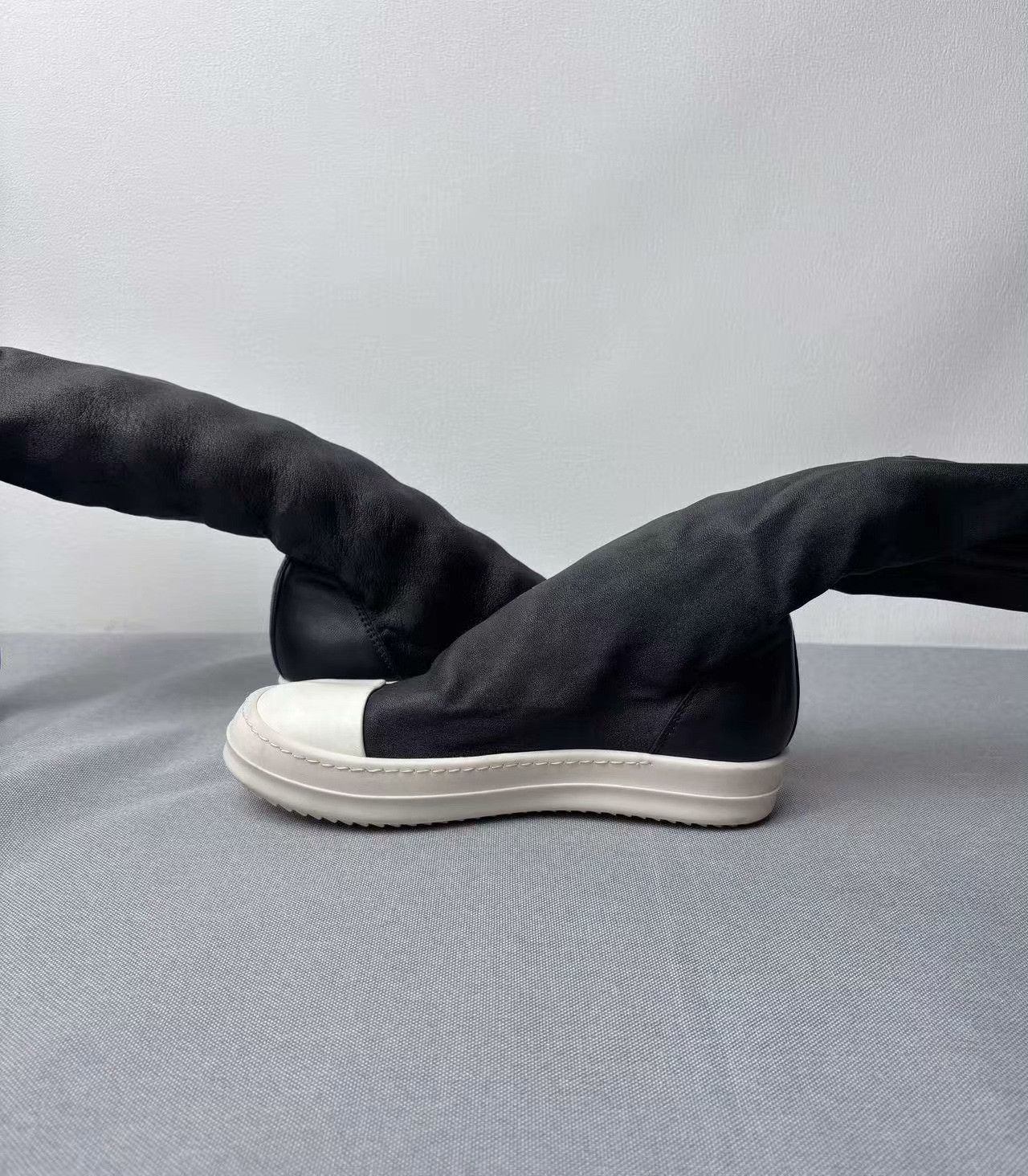 Rick Owens Rick Owens Leather Long Boots 36 Women Size US 6 / IT 36 - 6 Thumbnail