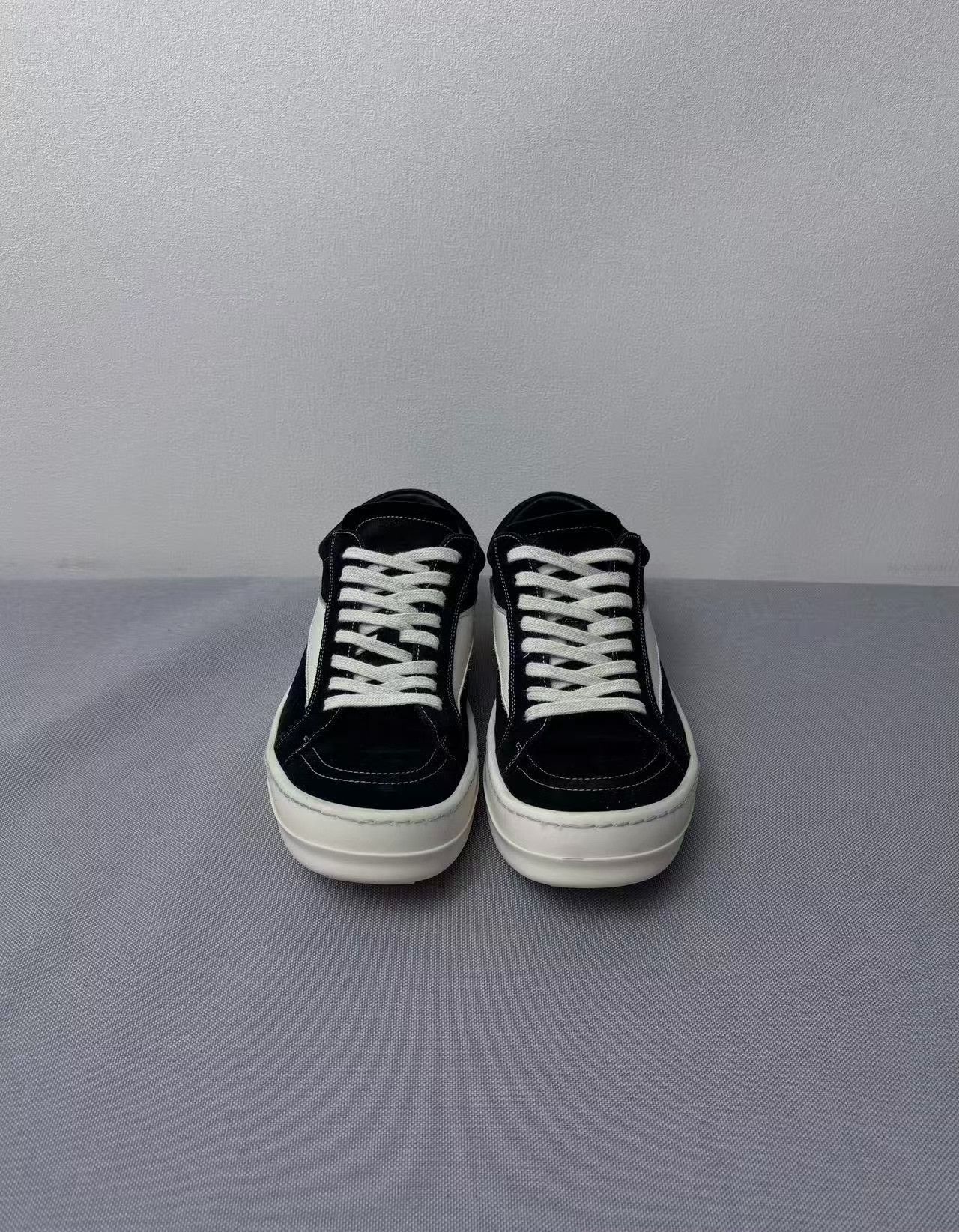 Rick Owens Rick Owens Suede Black Lowtop Sneakers 39 Women Size US 8.5 / IT 38.5 - 2 Thumbnail