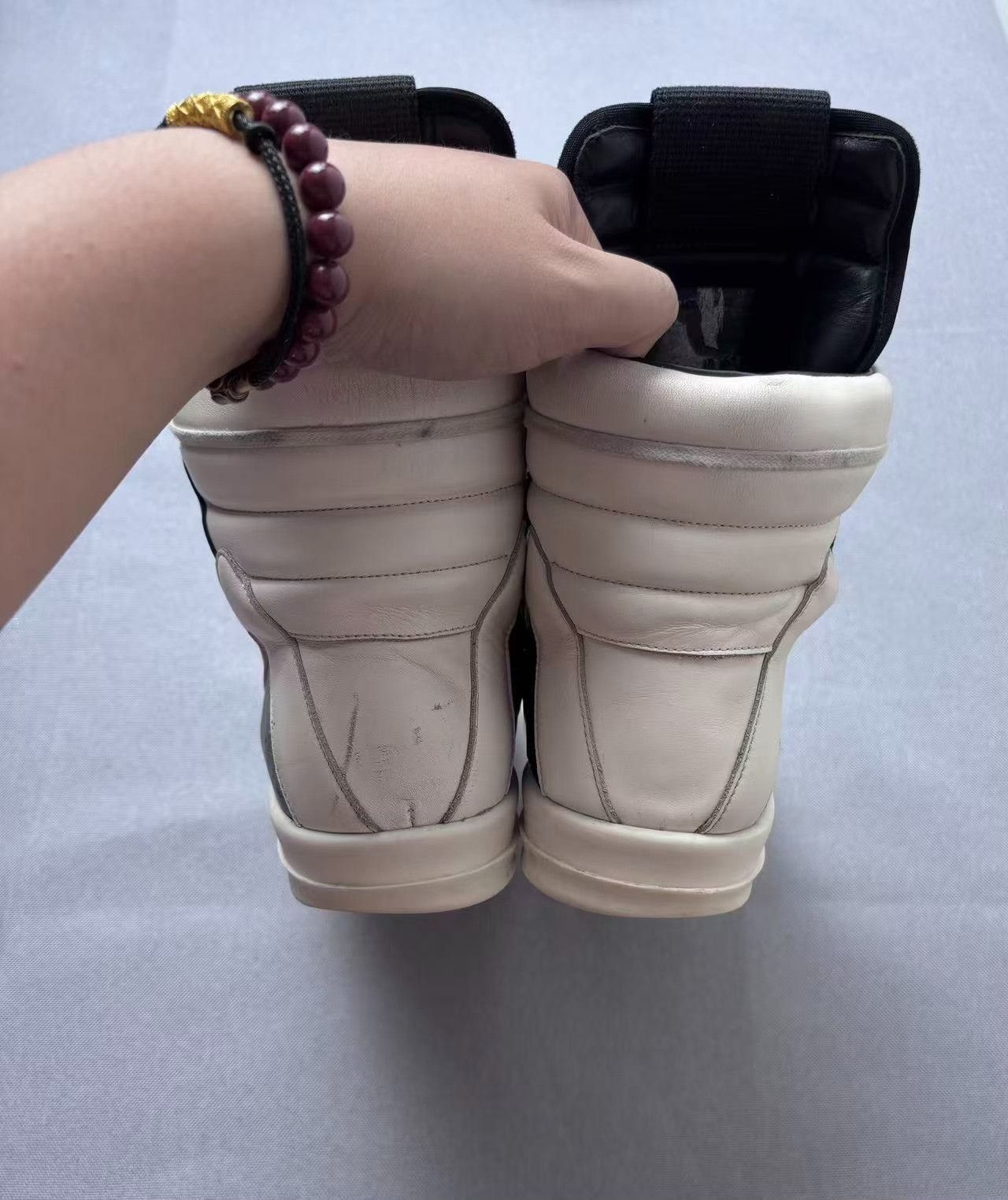 Rick Owens Rick Owens Leather Black Hitop Sneakers 41 Men Size US 8.5 / EU 41-42 - 9 Thumbnail
