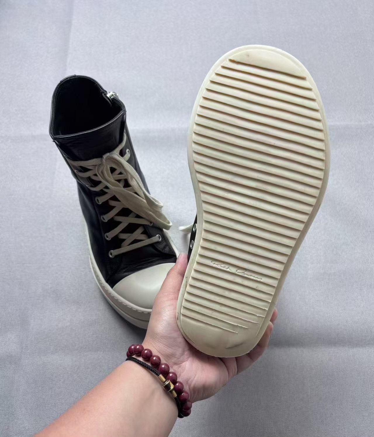 Rick Owens Rick Owens Hitop Sneakers 24 Women Size US 8 / IT 38 - 9 Thumbnail