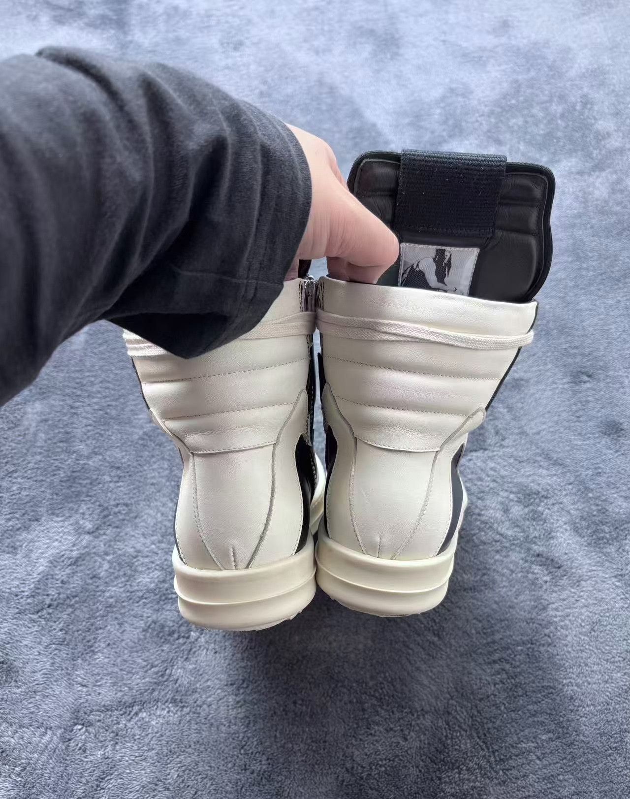 Rick Owens Rick Owens Leather Black Hitop Sneakers 36 Women Size US 6 / IT 36 - 7 Thumbnail