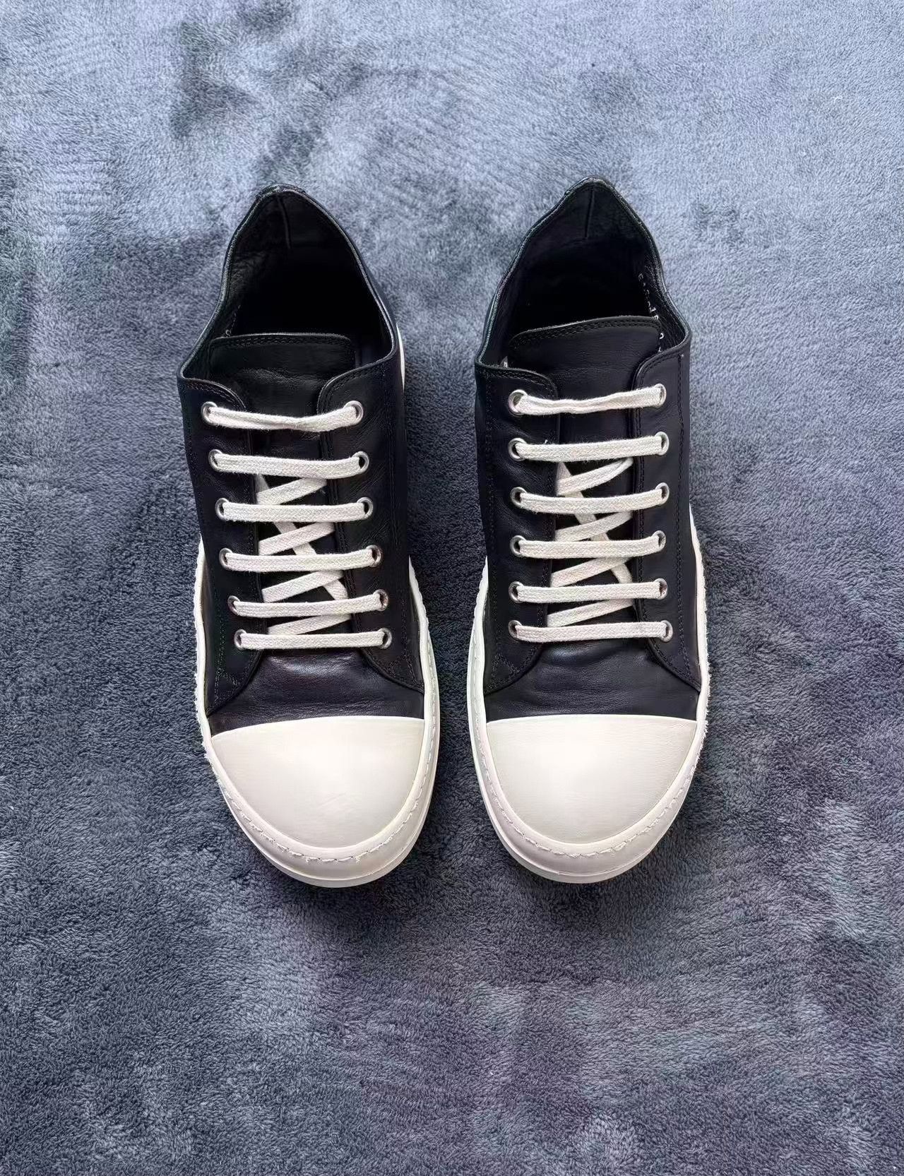 Rick Owens Rick Owens Leather Lowtop Sneakers 42 Men Size US 9 / EU 42 - 2 Thumbnail