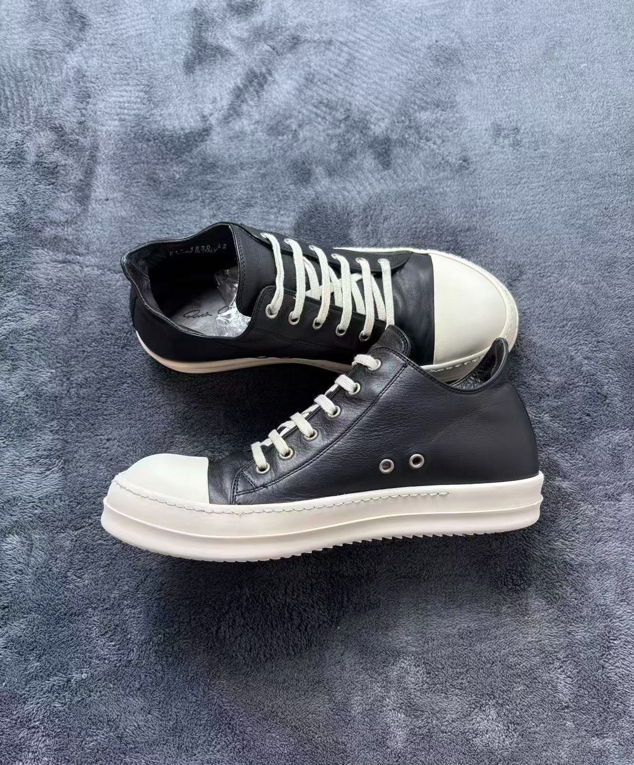 Rick Owens Rick Owens Leather Lowtop Sneakers 42 Men Size US 9 / EU 42 - 6 Thumbnail