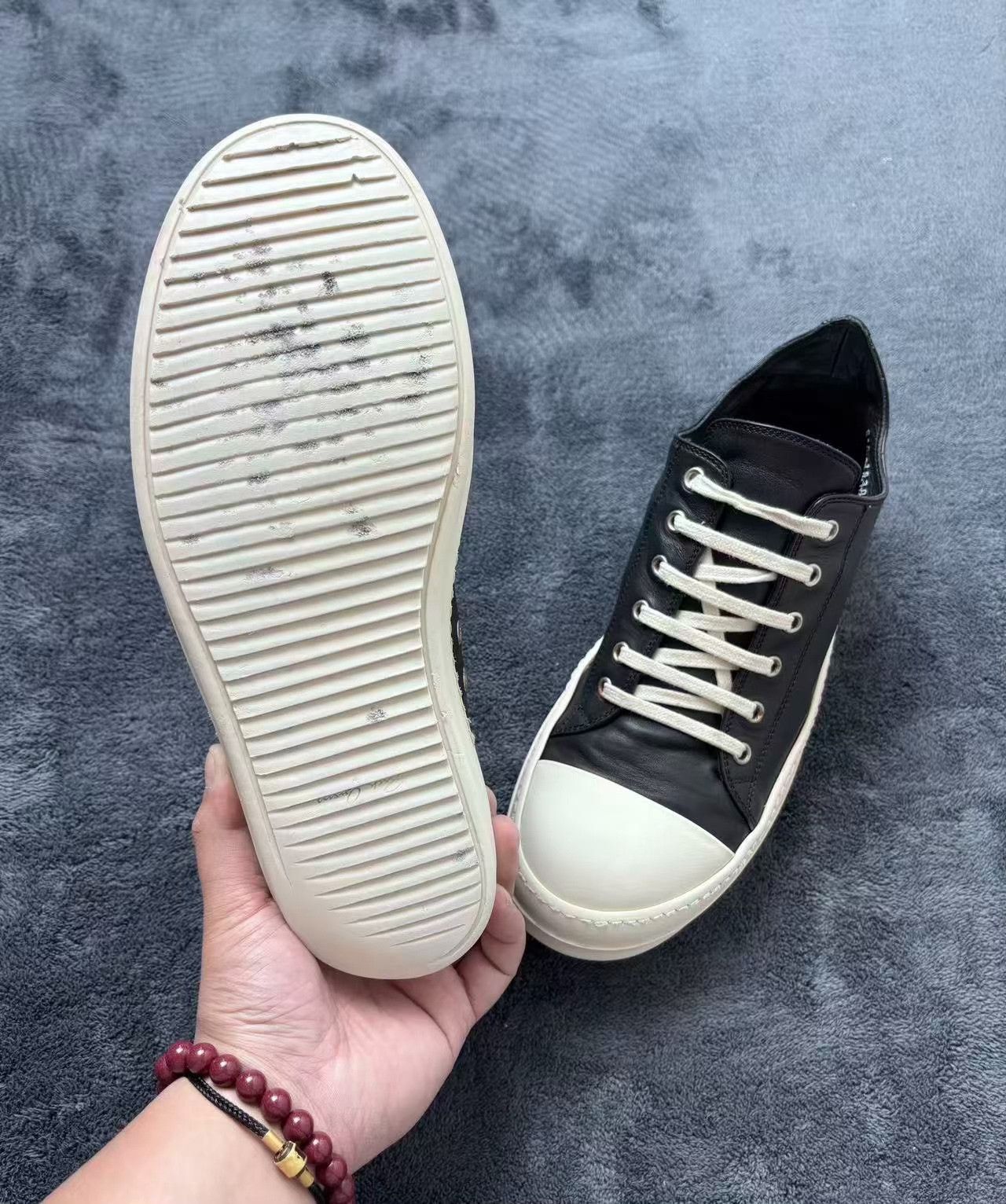 Rick Owens Rick Owens Leather Lowtop Sneakers 42 Men Size US 9 / EU 42 - 8 Thumbnail