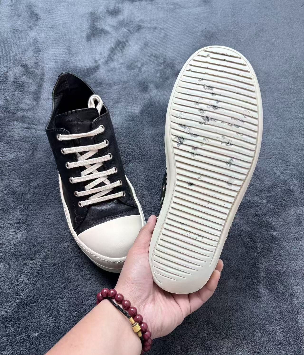 Rick Owens Rick Owens Leather Lowtop Sneakers 42 Men Size US 9 / EU 42 - 9 Thumbnail