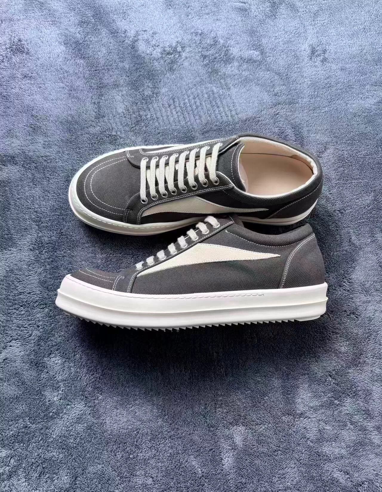 Rick Owens Rick Owens Canvas Black Lowtop Sneakers 43 Men Size US 10 / EU 43 - 4 Thumbnail