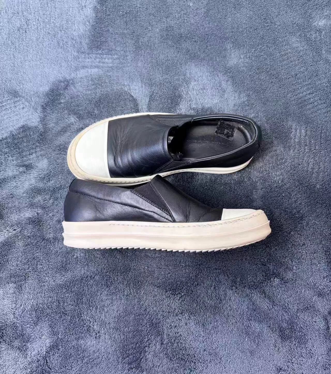 Rick Owens Rick Owens Leather White Lowtop Sneakers 35 Men Size US 5 / EU 37 - 5 Thumbnail