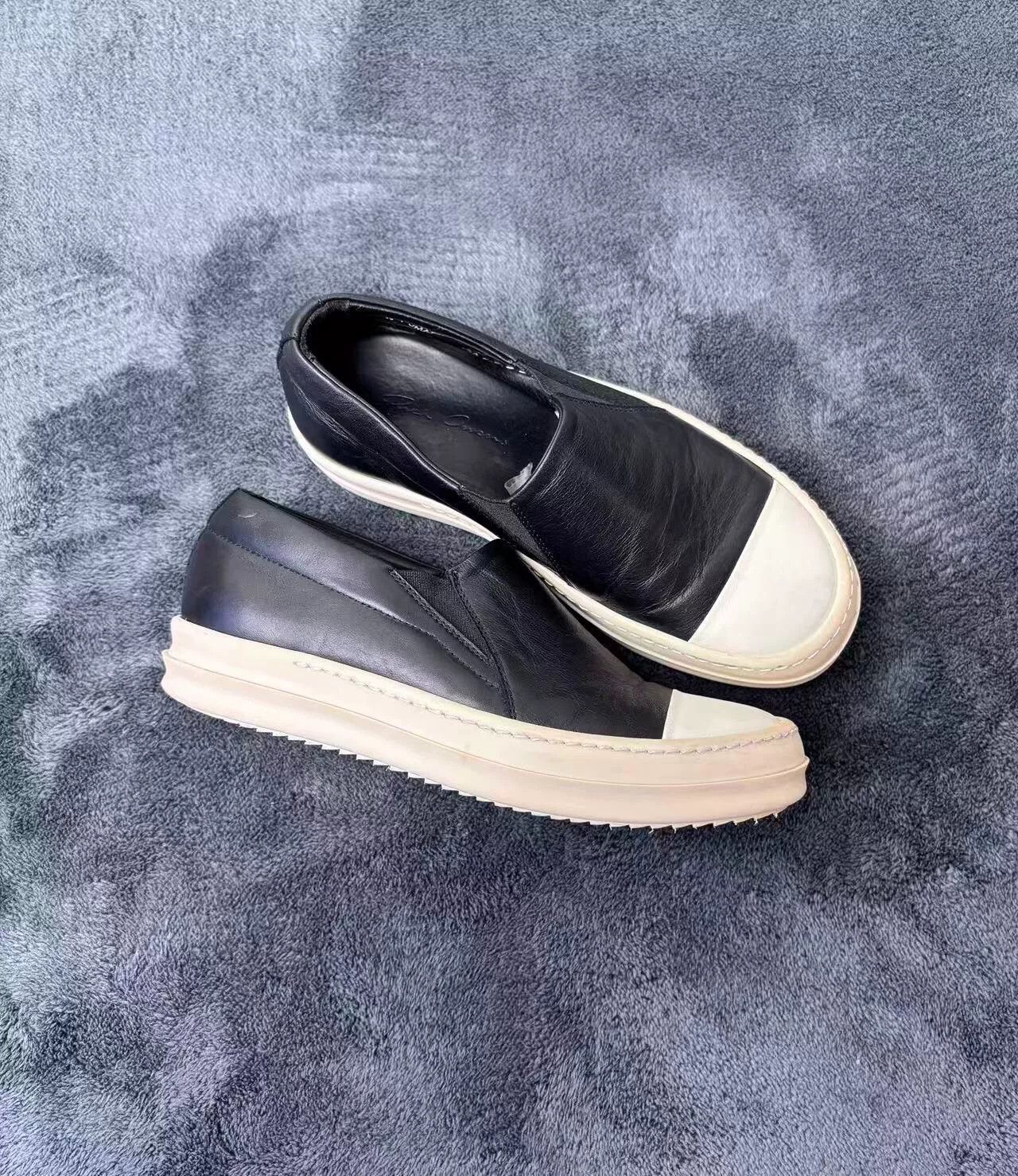 Rick Owens Rick Owens Leather White Lowtop Sneakers 35 Men Size US 5 / EU 37 - 4 Thumbnail
