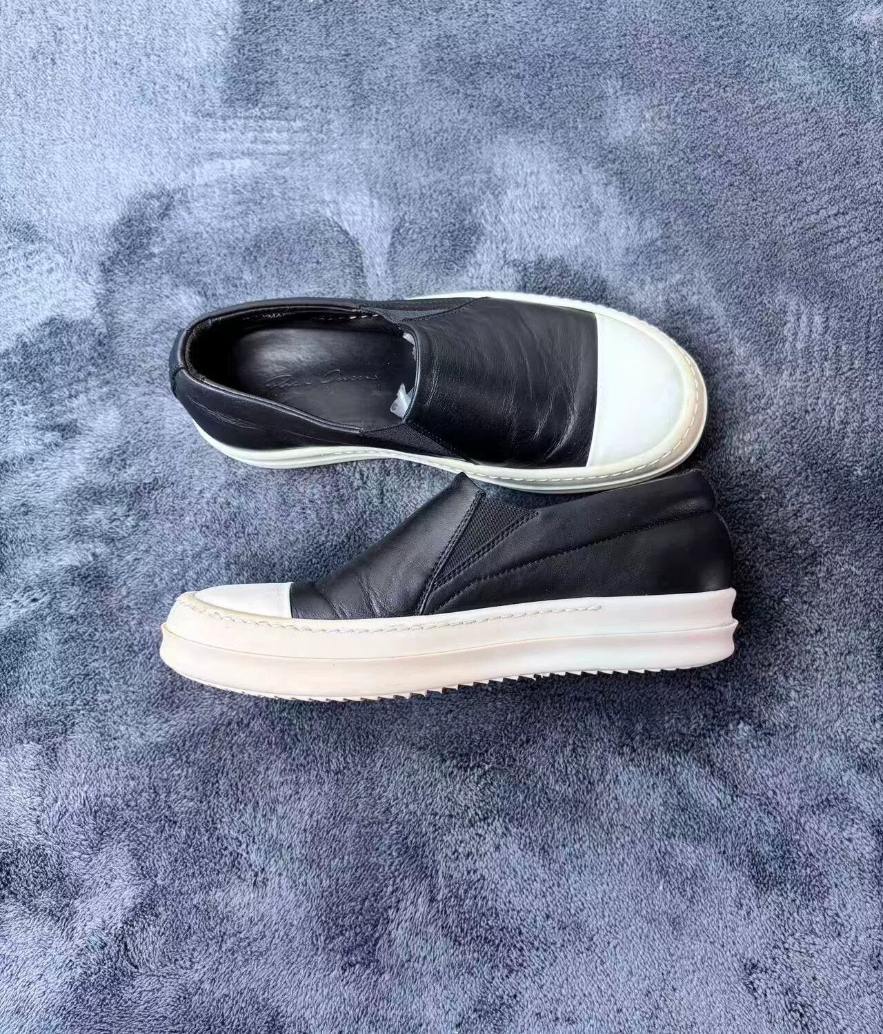 Rick Owens Rick Owens Leather White Lowtop Sneakers 35 Men Size US 5 / EU 37 - 6 Thumbnail