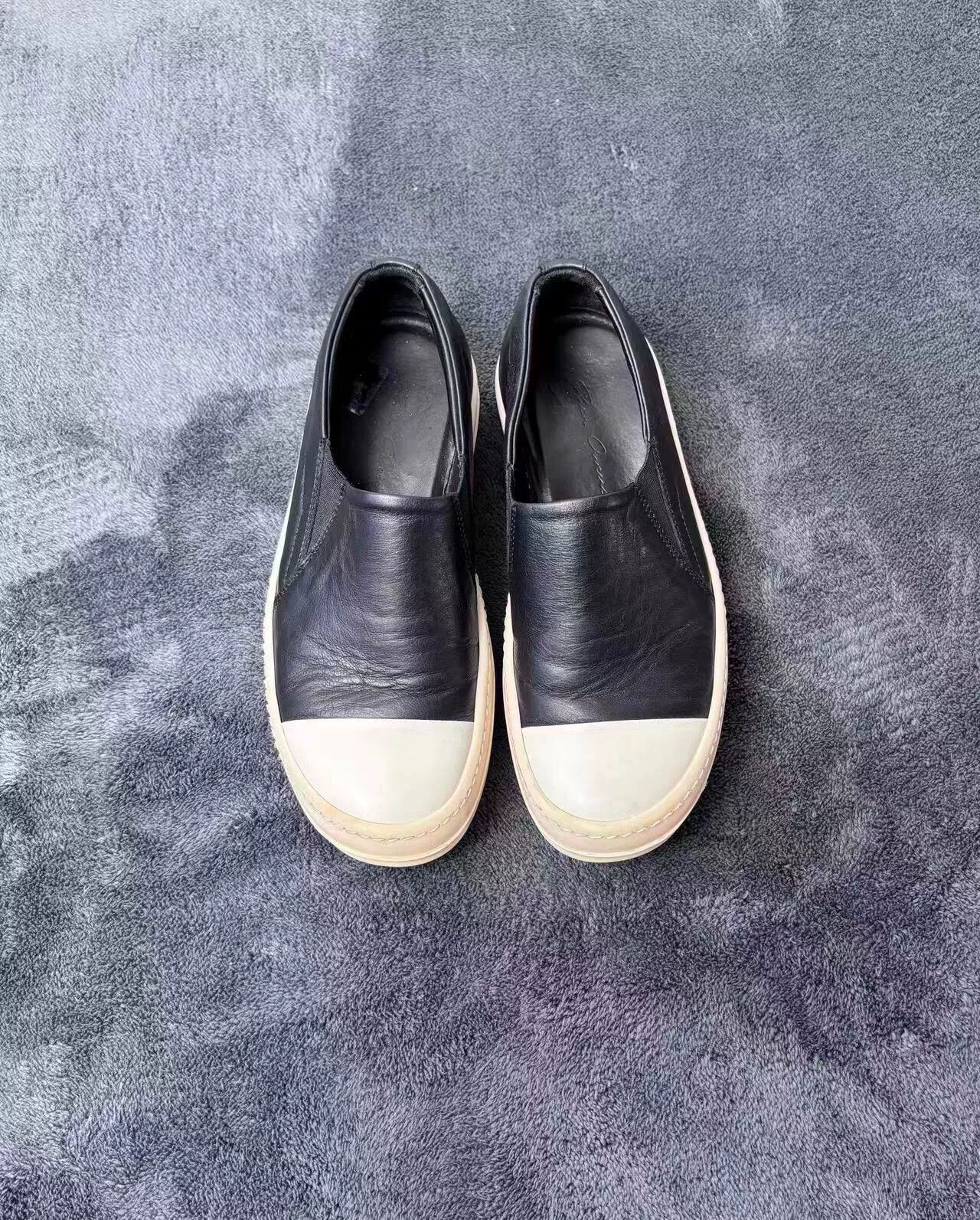 Rick Owens Rick Owens Leather White Lowtop Sneakers 35 Men Size US 5 / EU 37 - 2 Thumbnail
