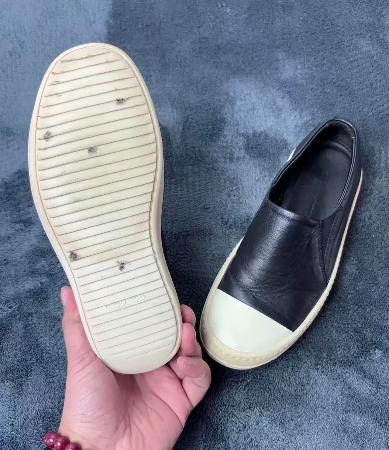 Rick Owens Rick Owens Leather White Lowtop Sneakers 35 Men Size US 5 / EU 37 - 8 Thumbnail