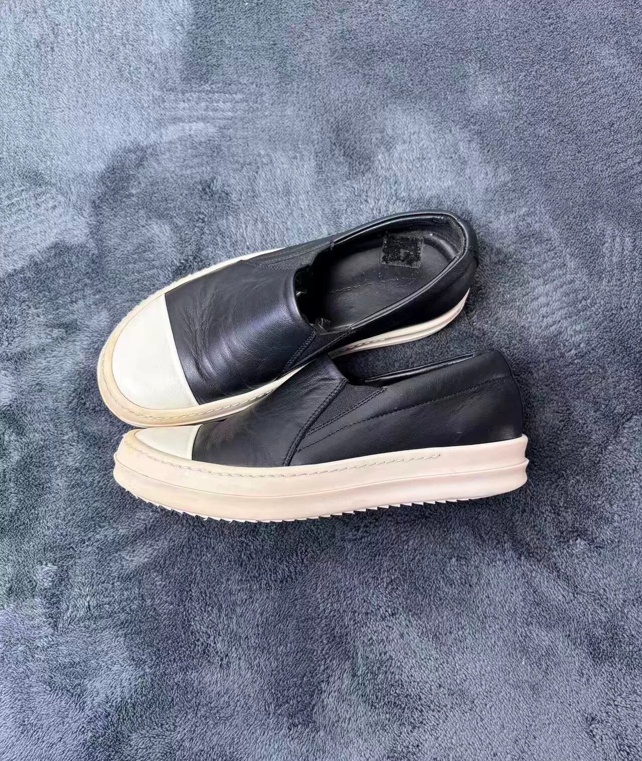 Rick Owens Rick Owens Leather White Lowtop Sneakers 35 Men Size US 5 / EU 37 - 3 Thumbnail