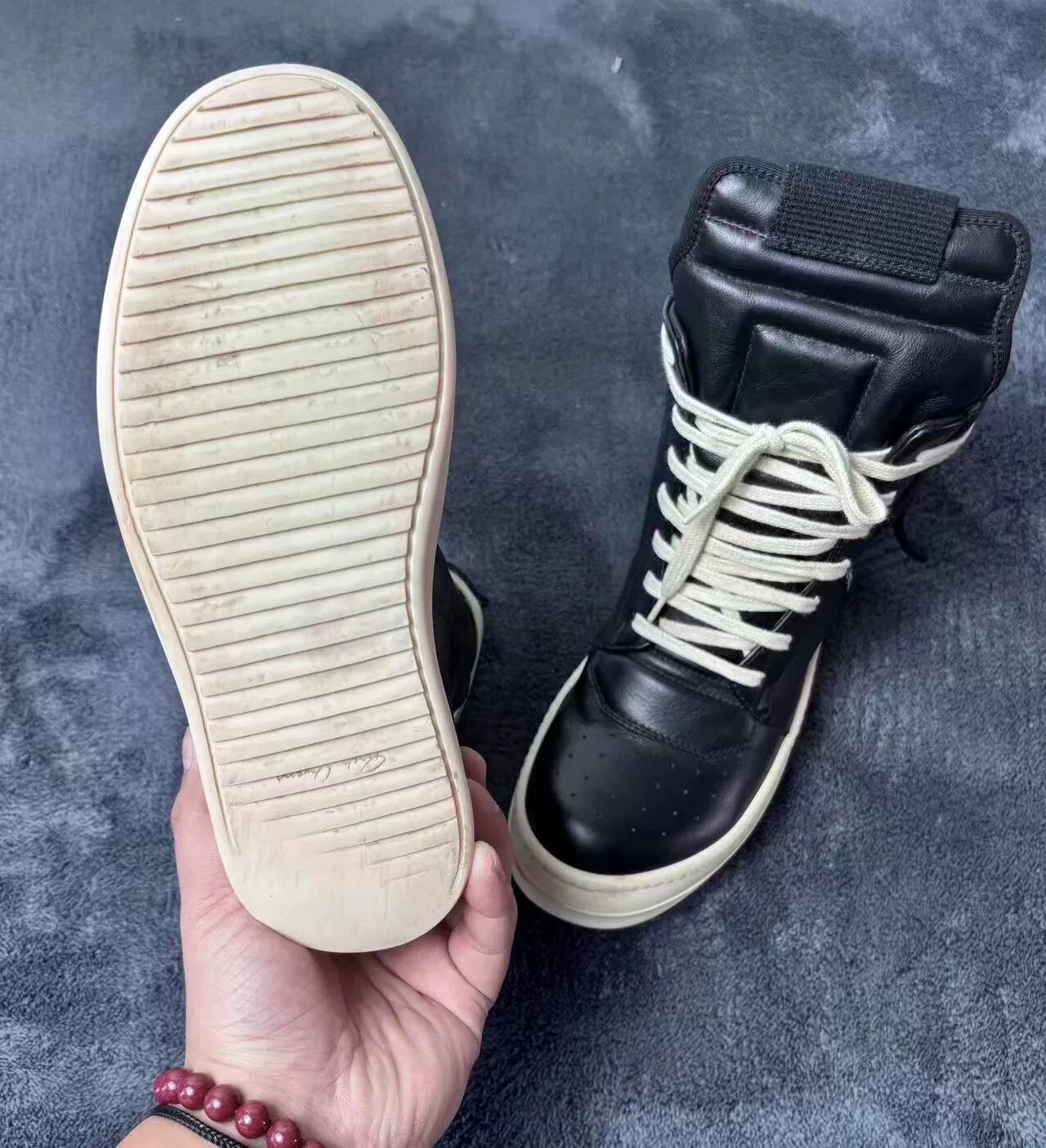 Rick Owens Rick Owens Leather Black Lowtop Sneakers 35 Men Size US 5 / IT 35 - 8 Thumbnail
