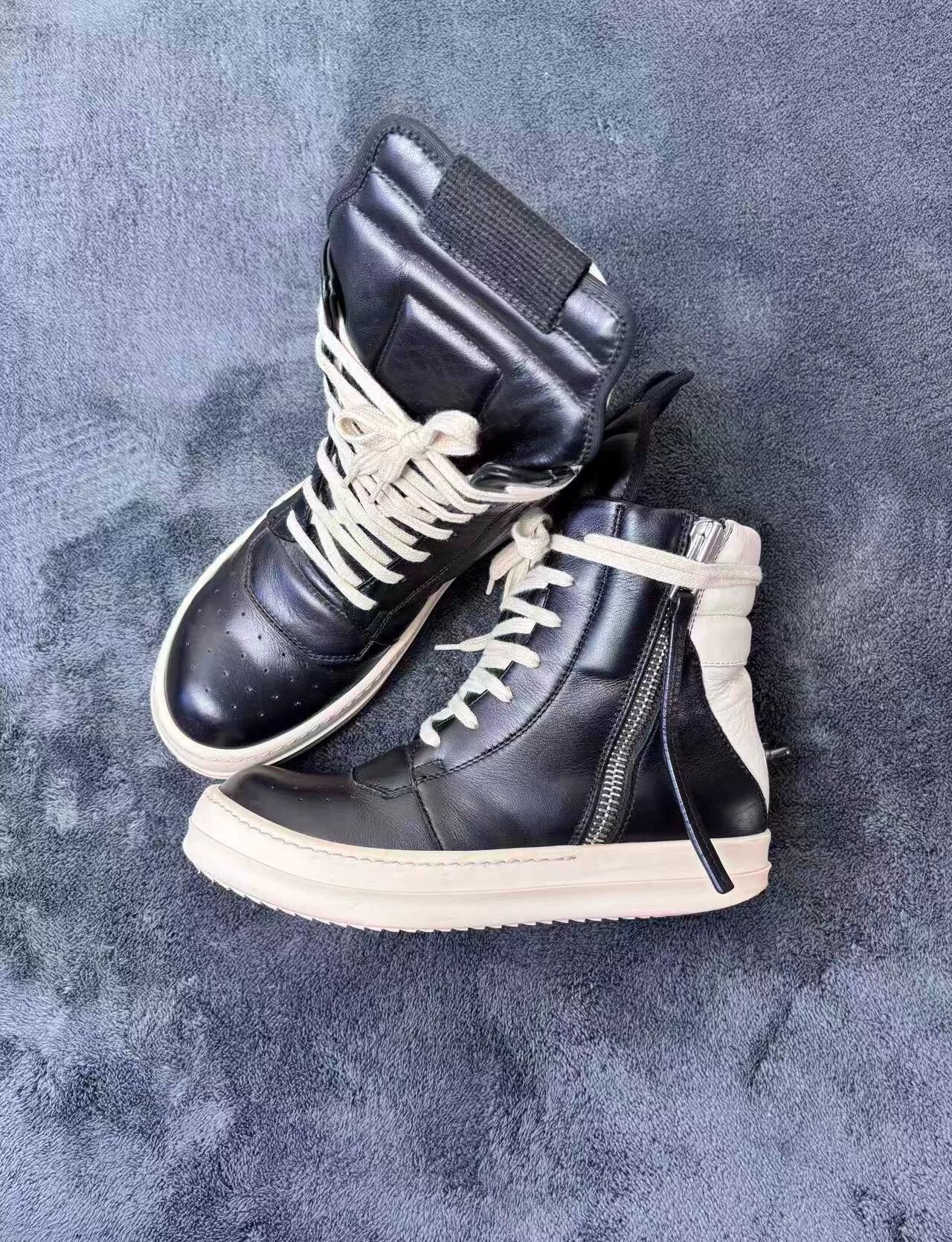 Rick Owens Rick Owens Leather Black Lowtop Sneakers 35 Men Size US 5 / IT 35 - 4 Thumbnail