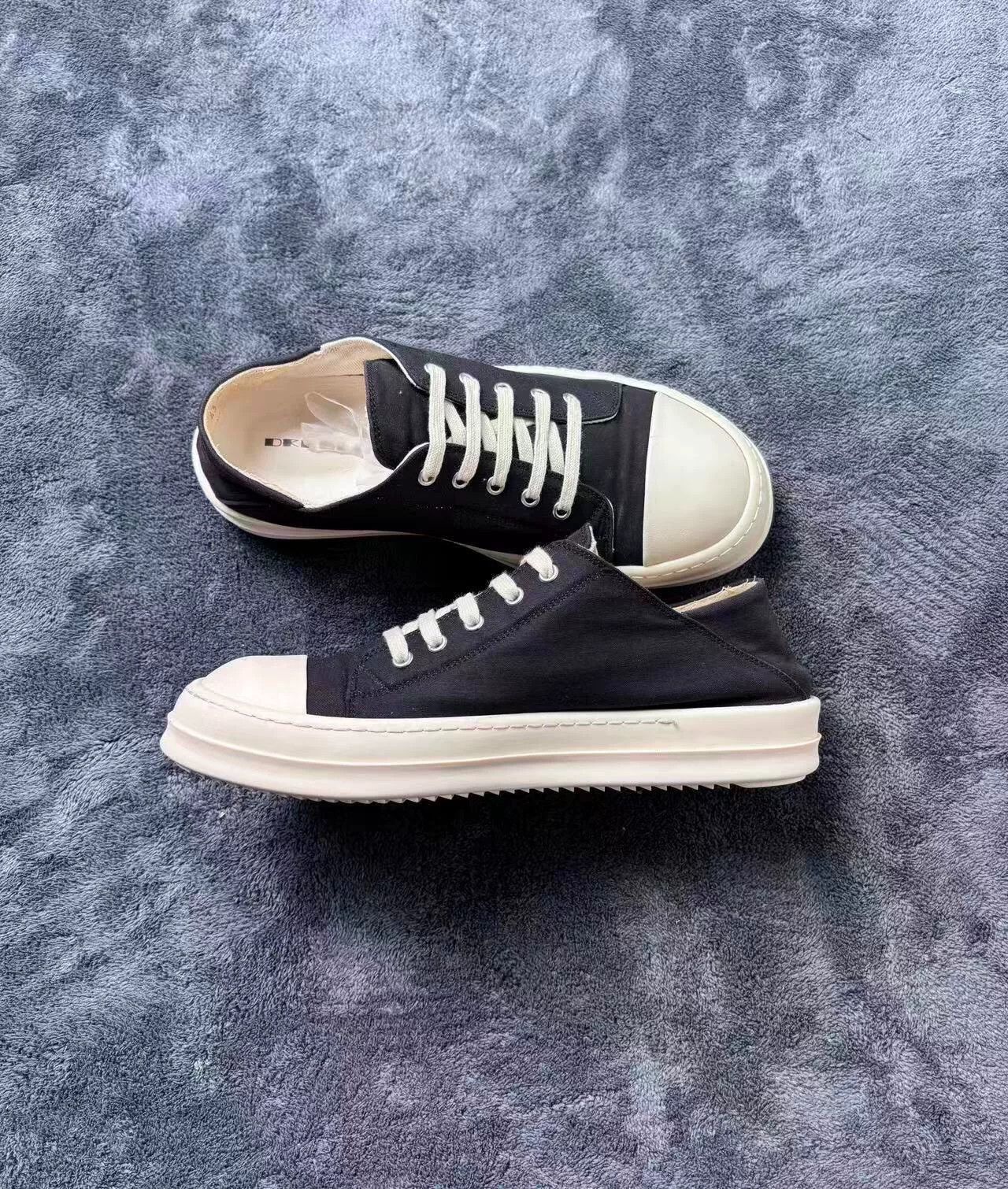 Rick Owens Rick Owens Canvas White Lowtop Sneakers 43 Men Size US 10 / EU 43 - 6 Thumbnail
