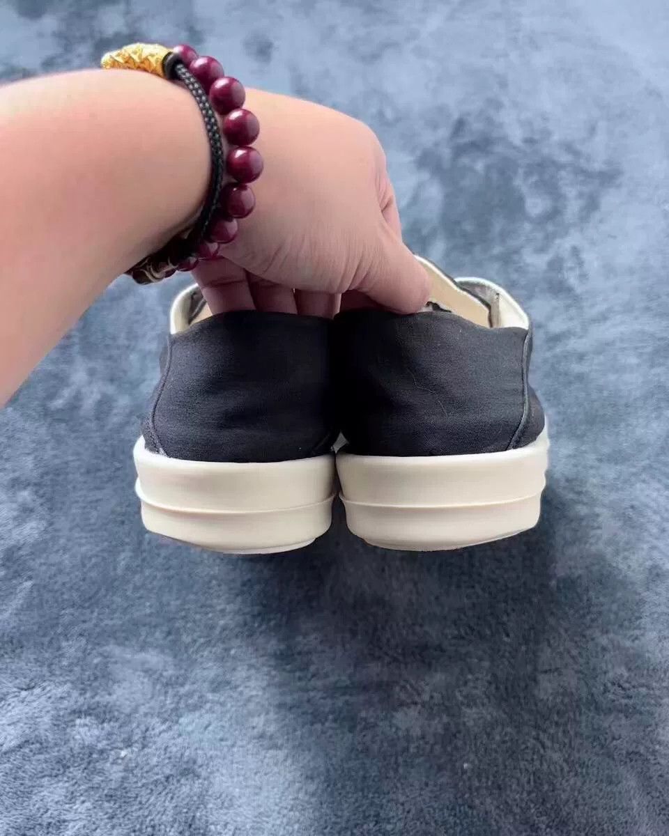 Rick Owens Rick Owens Canvas White Lowtop Sneakers 43 Men Size US 10 / EU 43 - 7 Thumbnail
