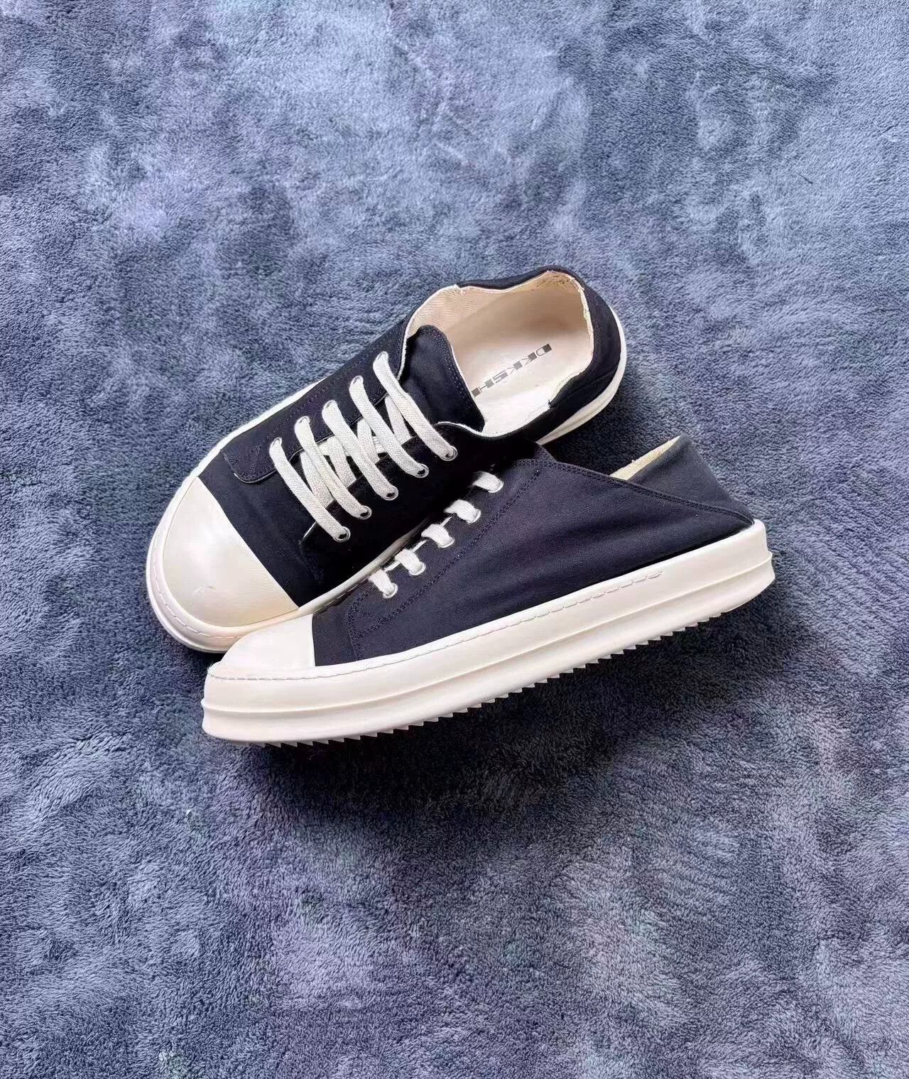 Rick Owens Rick Owens Canvas White Lowtop Sneakers 43 Men Size US 10 / EU 43 - 4 Thumbnail