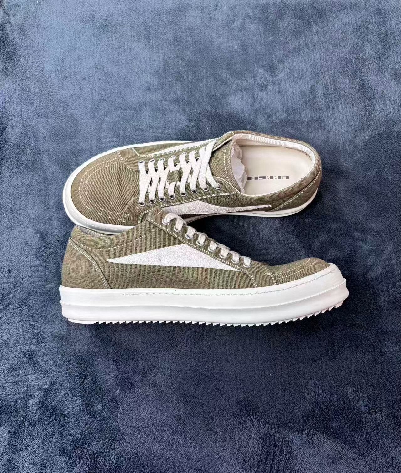 Rick Owens Rick Owens Green Lowtop Sneakers 24 Men Size US 10 / EU 43 - 6 Thumbnail