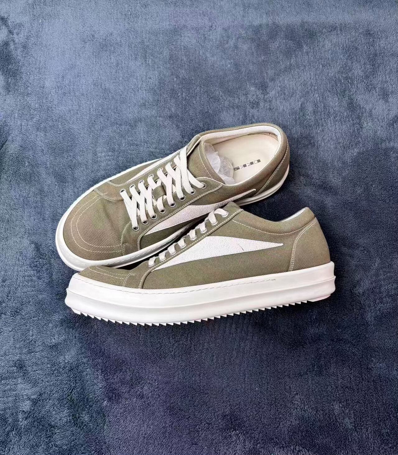 Rick Owens Rick Owens Green Lowtop Sneakers 24 Men Size US 10 / EU 43 - 4 Thumbnail