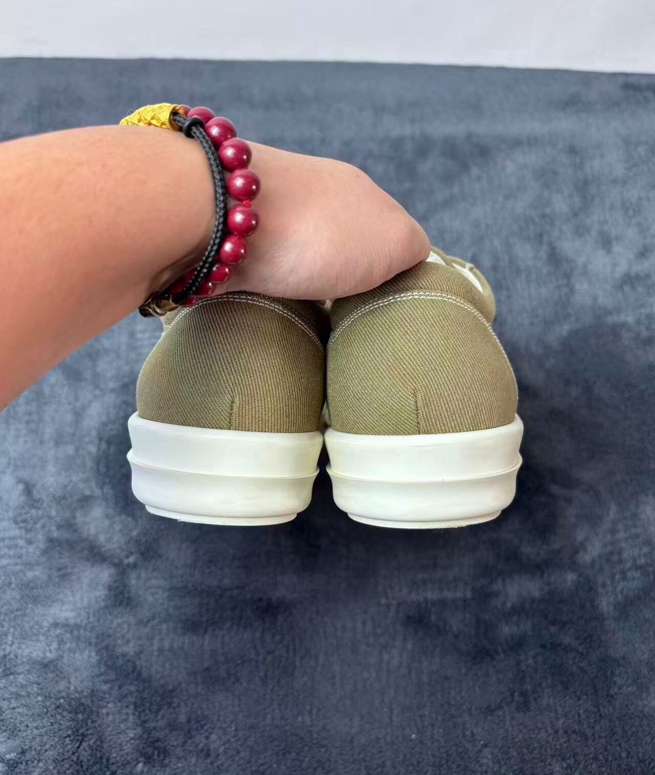 Rick Owens Rick Owens Green Lowtop Sneakers 24 Men Size US 10 / EU 43 - 7 Thumbnail