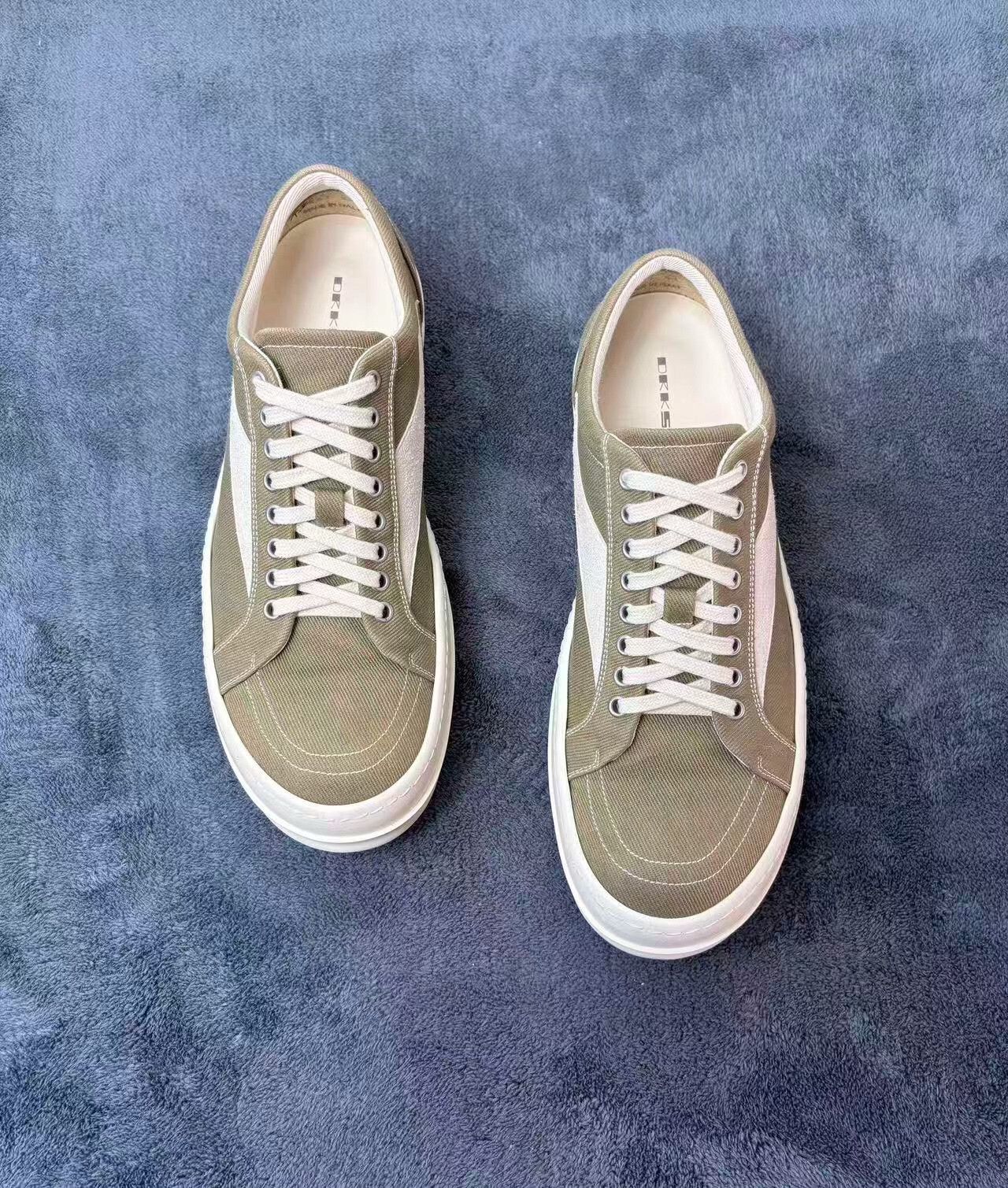Rick Owens Rick Owens Green Lowtop Sneakers 24 Men Size US 10 / EU 43 - 2 Thumbnail