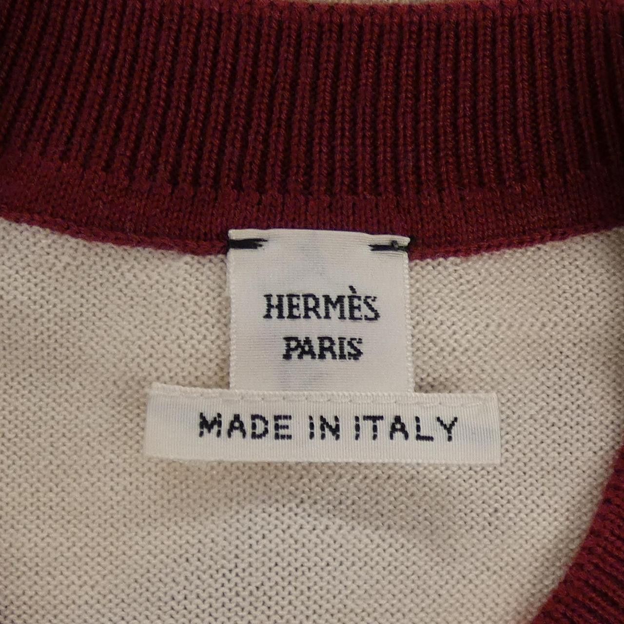 Hermes Hermes Hermes HARNAIS DE COUR Silk Cashmere Cardigan Textile Tops DUTY FREE for USA Size ONE SIZE - 4 Thumbnail