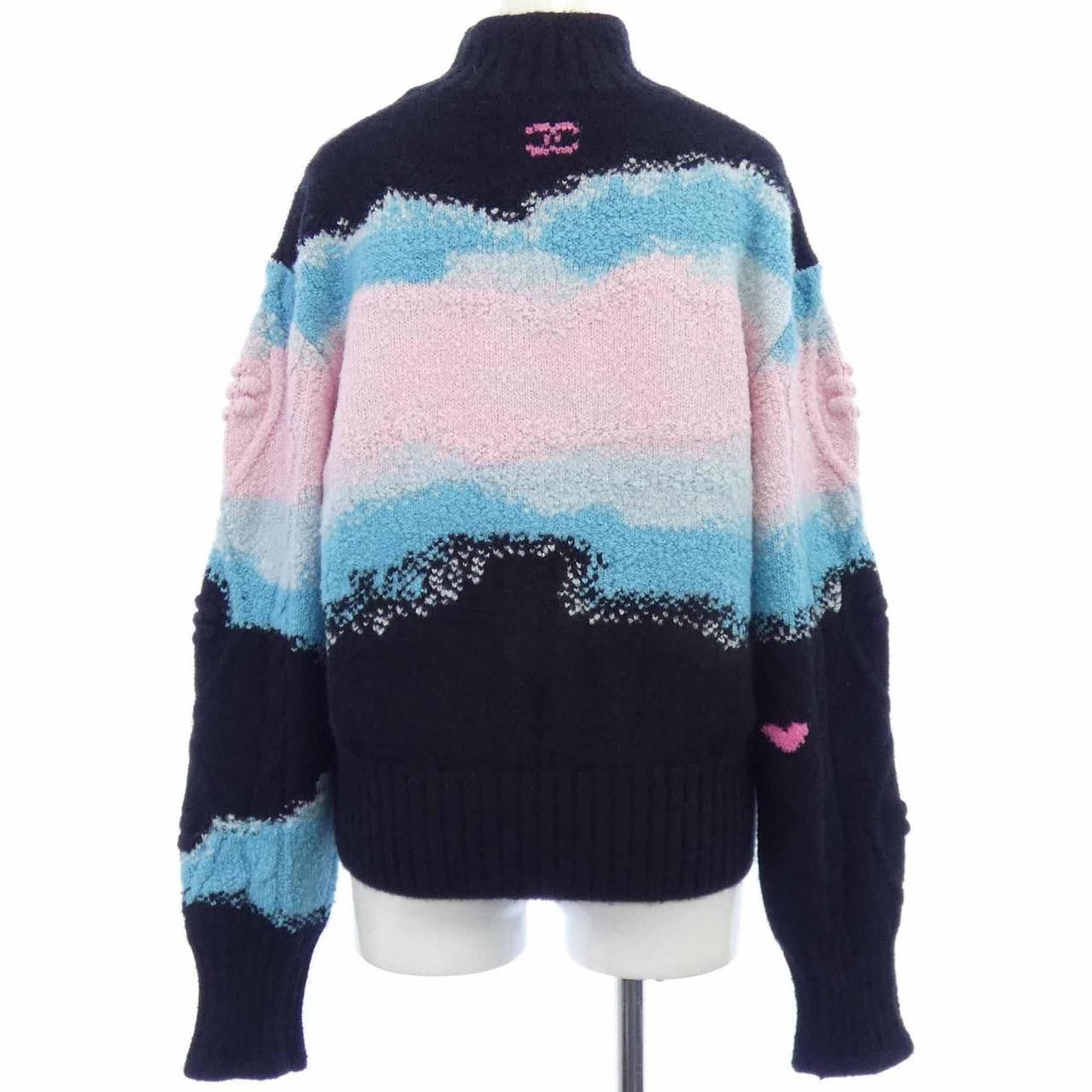 Chanel Chanel Chanel Cashmere Knitwear Textile Tops P73247K10553 DUTY FREE for USA Size ONE SIZE - 2 Thumbnail