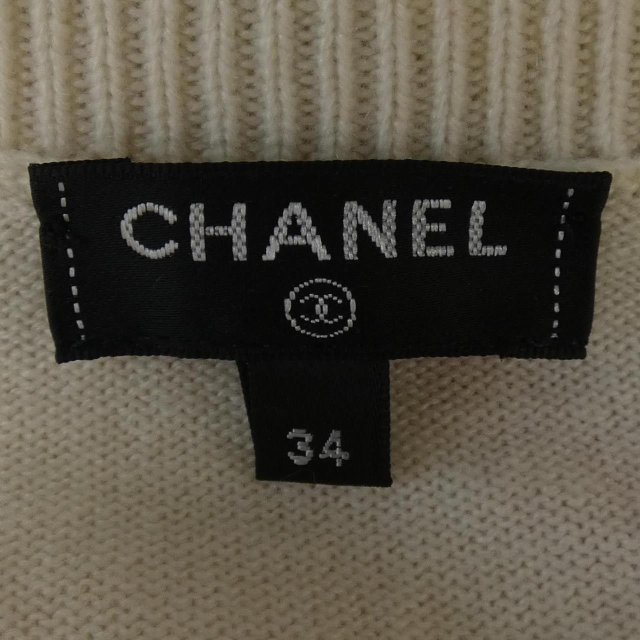 Chanel Chanel Chanel LA PAUSA Cashmere Knit Textile Tops P60517K46044 DUTY FREE for USA Size ONE SIZE - 5 Thumbnail