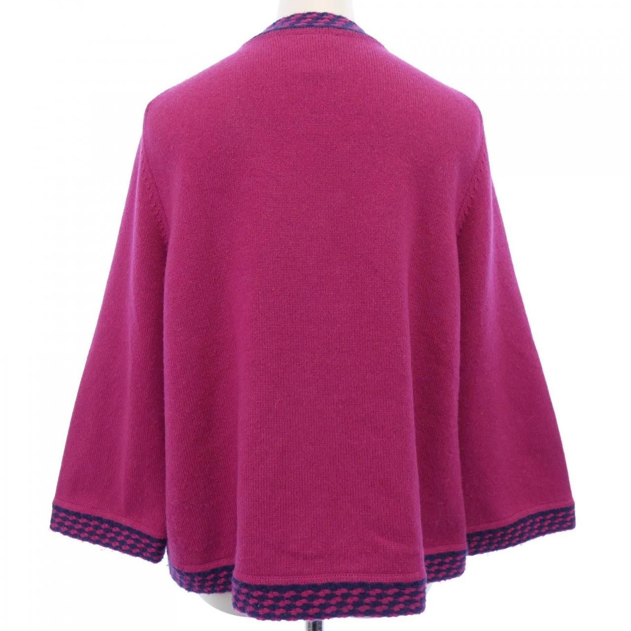 Chanel Chanel Chanel Cashmere Cardigan Textile Tops P40294K02905 DUTY FREE for USA Size ONE SIZE - 2 Thumbnail