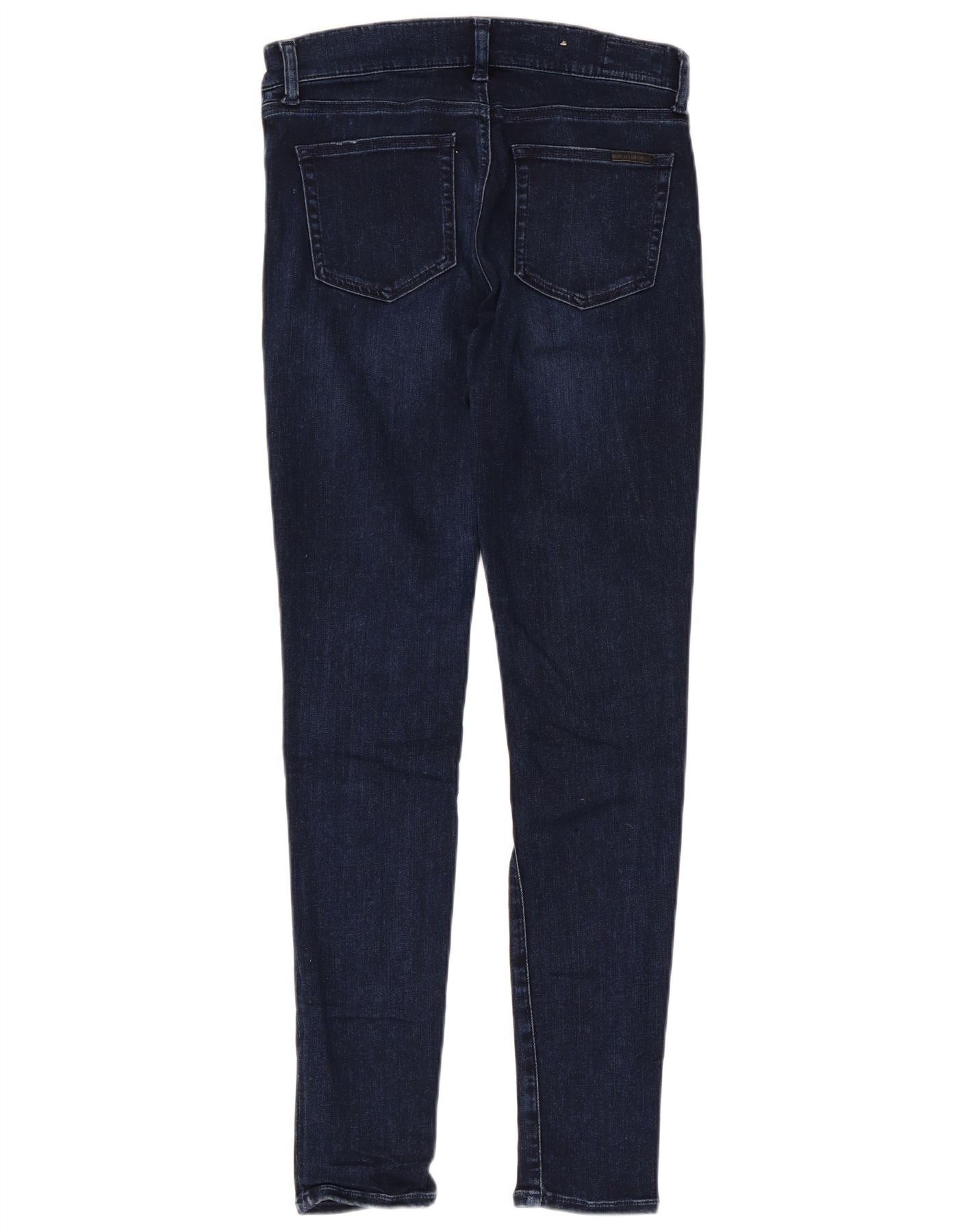 Polo Ralph Lauren Womens Skinny Jeans W27 L29 Navy Blue Viscose Size 42" / US 20 - 2 Thumbnail