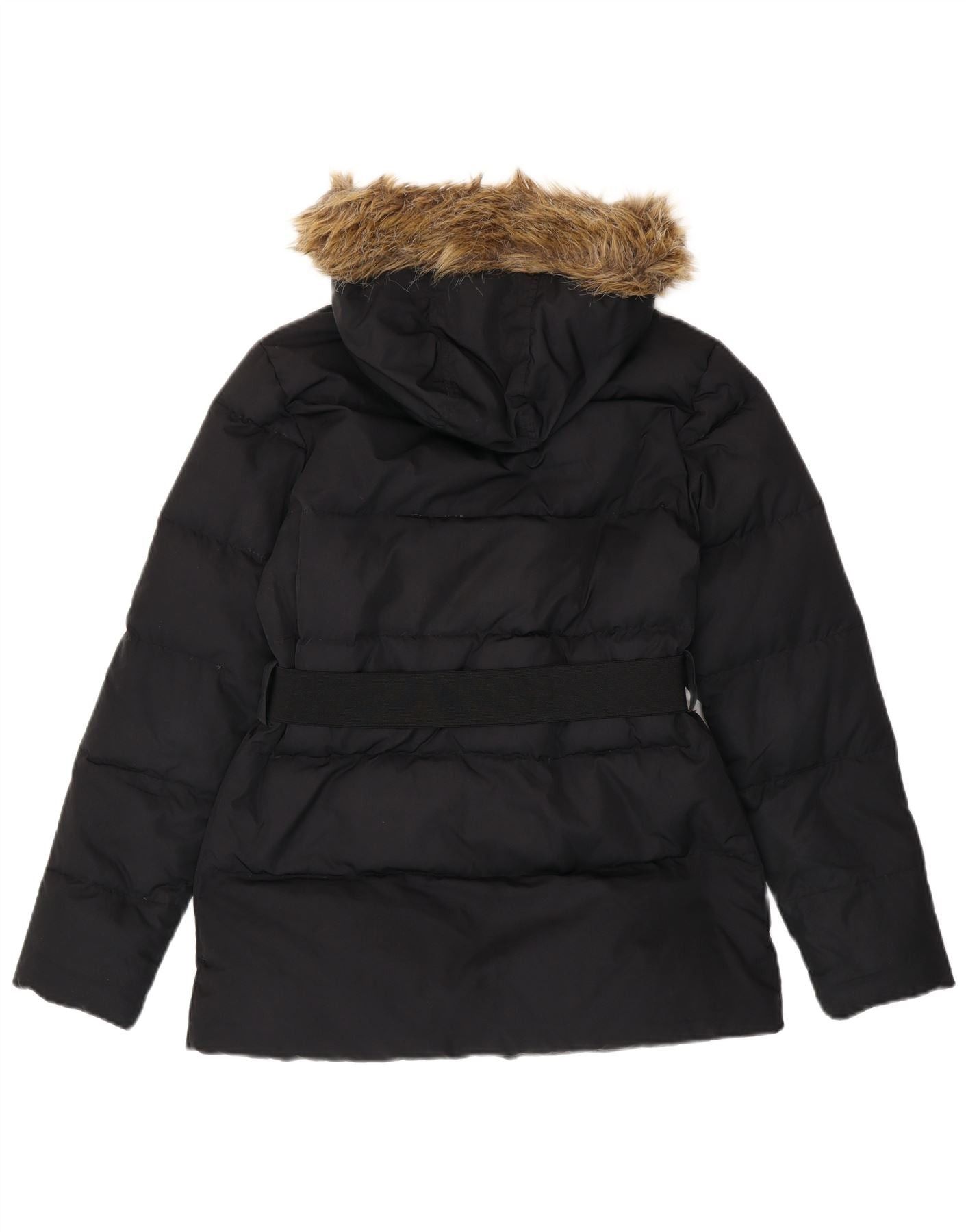 Ralph Lauren Womens Hooded Padded Jacket UK 10 Small Black Polyester Size S / US 4 / IT 40 - 2 Thumbnail