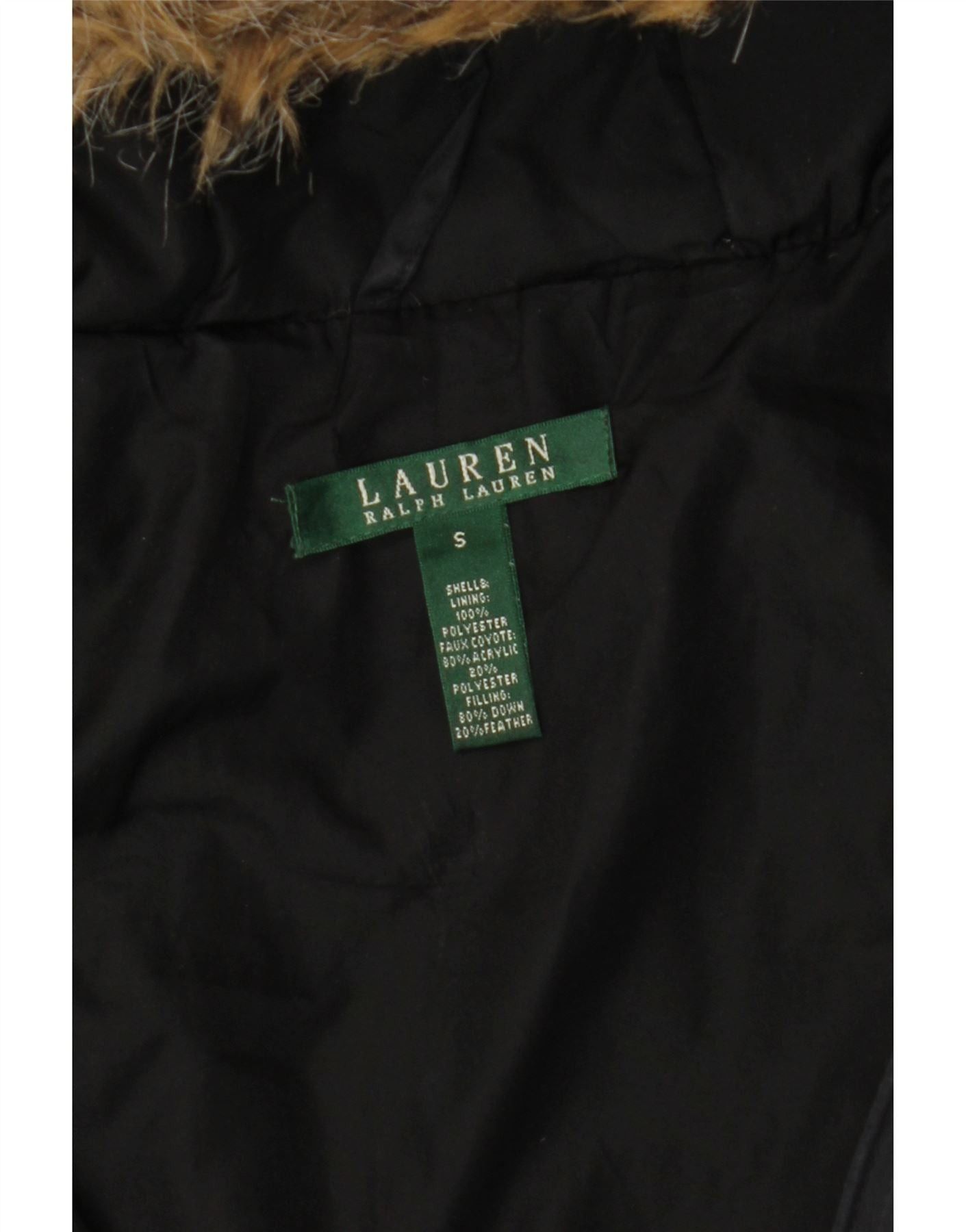 Ralph Lauren Womens Hooded Padded Jacket UK 10 Small Black Polyester Size S / US 4 / IT 40 - 3 Thumbnail
