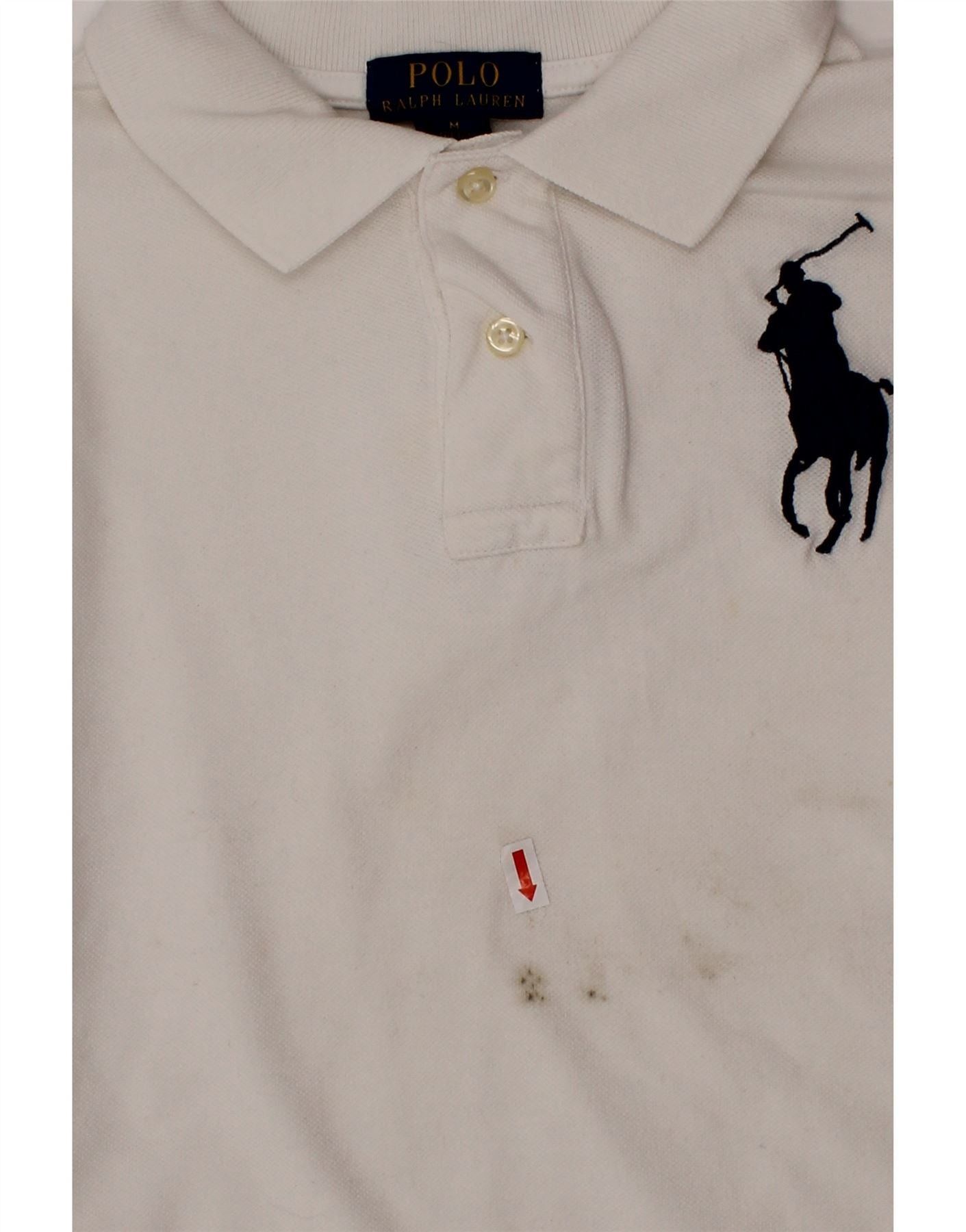 Polo Ralph Lauren Boys Graphic Polo Shirt 10-11 Years Medium White Size M / US 6-8 / IT 42-44 - 3 Thumbnail