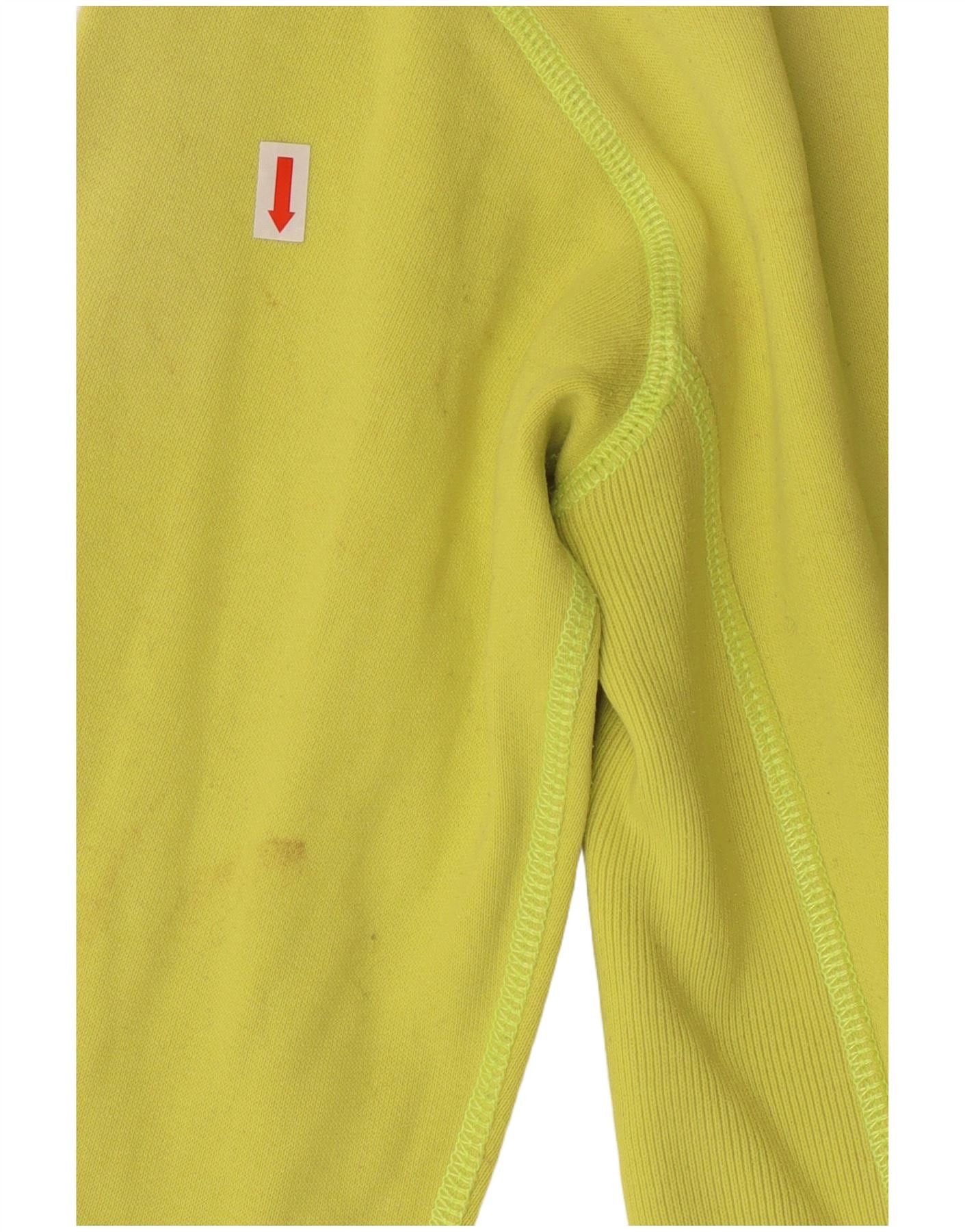Polo Ralph Lauren Womens Crop Sweatshirt Jumper UK 10 Small Green Cotton Size S / US 4 / IT 40 - 3 Thumbnail
