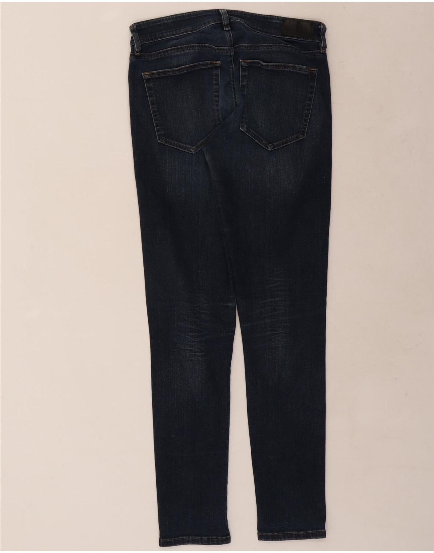 Diesel Womens Slandy Skinny Jeans W30 L32 Navy Blue Cotton Size 42" / US 20 - 2 Thumbnail