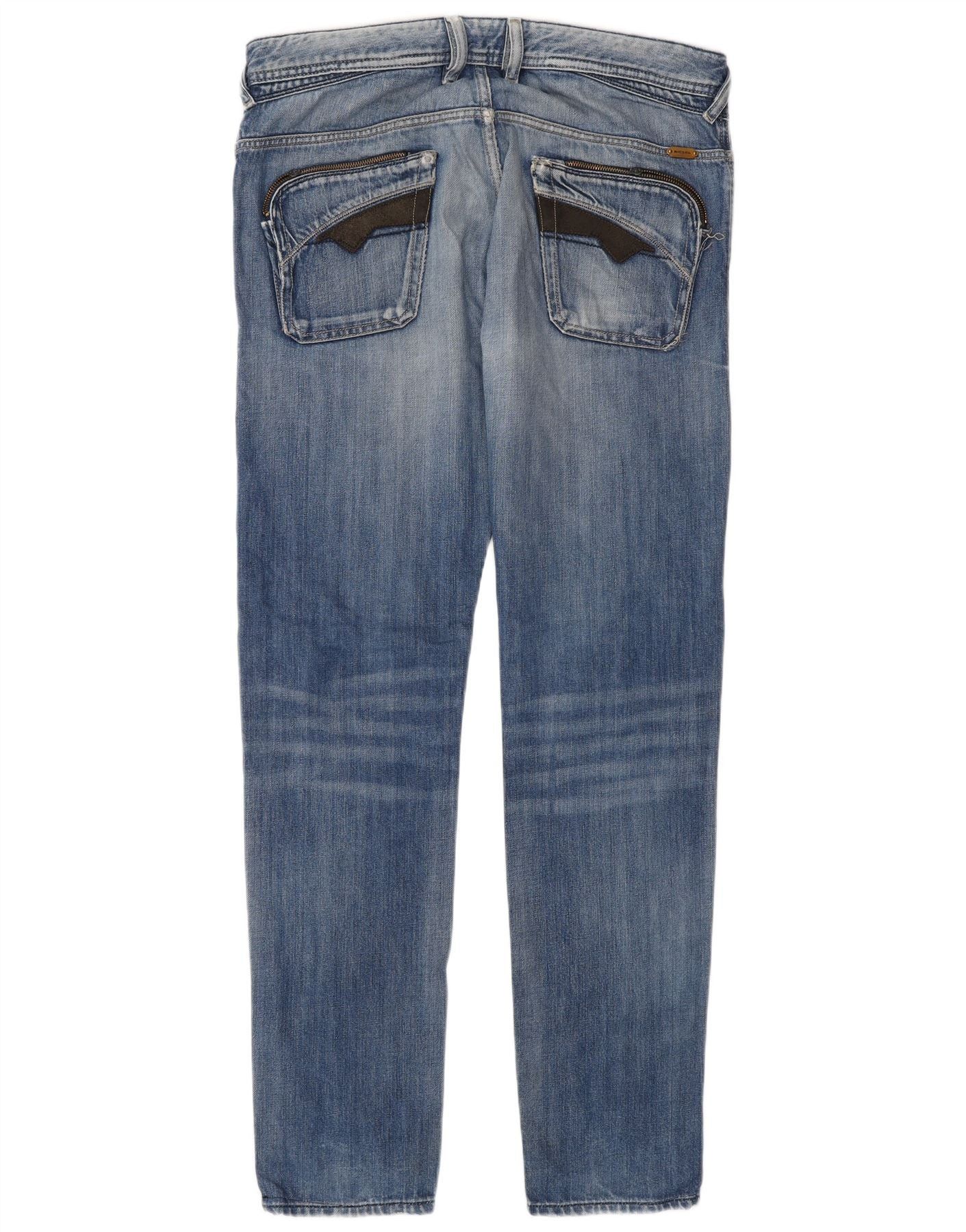 Diesel Mens Slim Jeans W32 L32 Blue Cotton Size US 32 / EU 48 - 2 Thumbnail