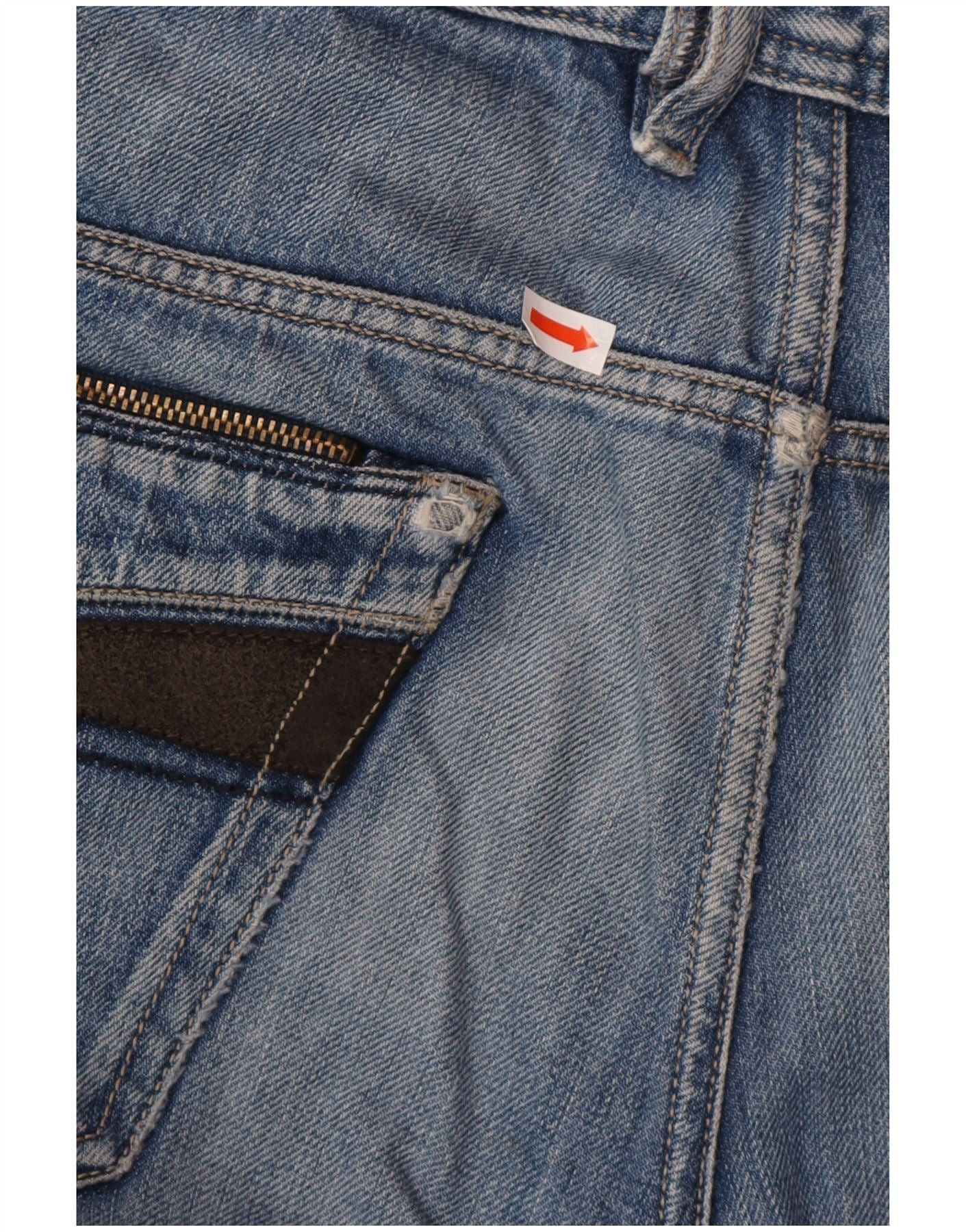 Diesel Mens Slim Jeans W32 L32 Blue Cotton Size US 32 / EU 48 - 5 Thumbnail