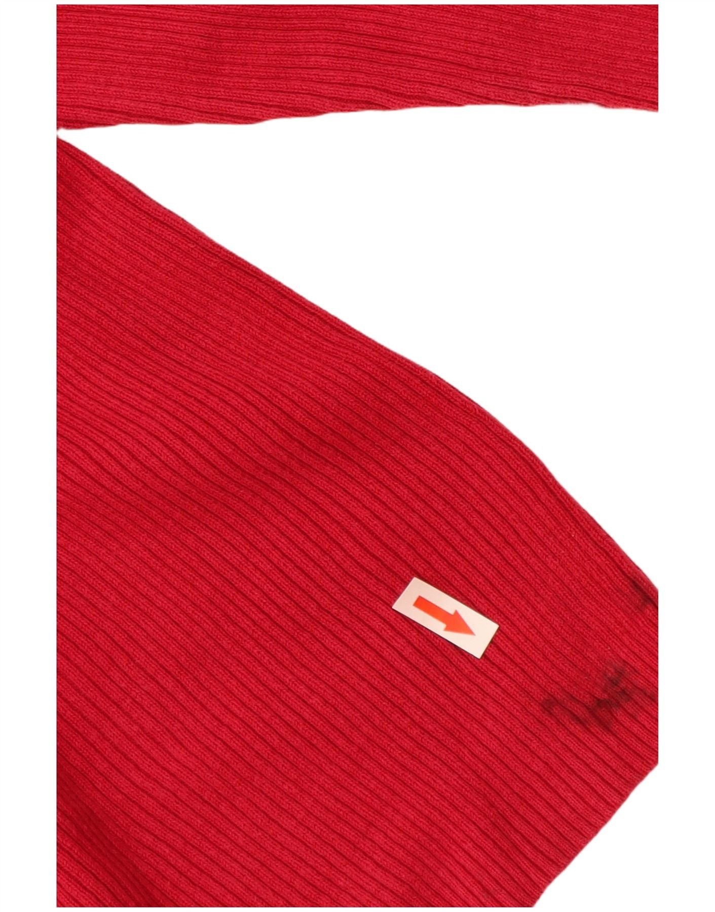 Ralph Lauren Womens Roll Neck Jumper Sweater UK 18 XL Red Cotton Size M / US 6-8 / IT 42-44 - 3 Thumbnail