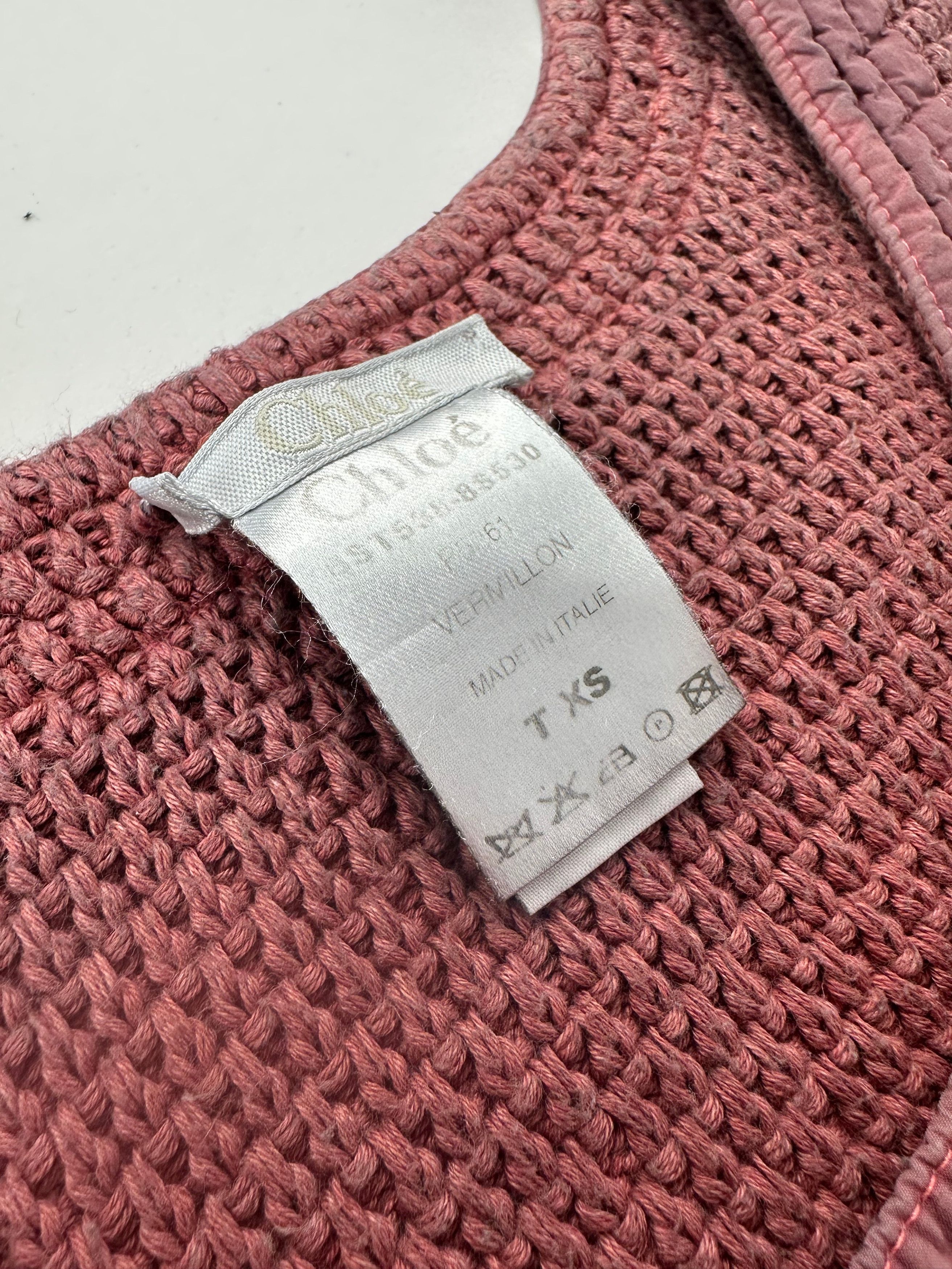 Chloe Vintage Canvas Dress Purple XS Size XS / US 0-2 / IT 36-38 - 9 Thumbnail