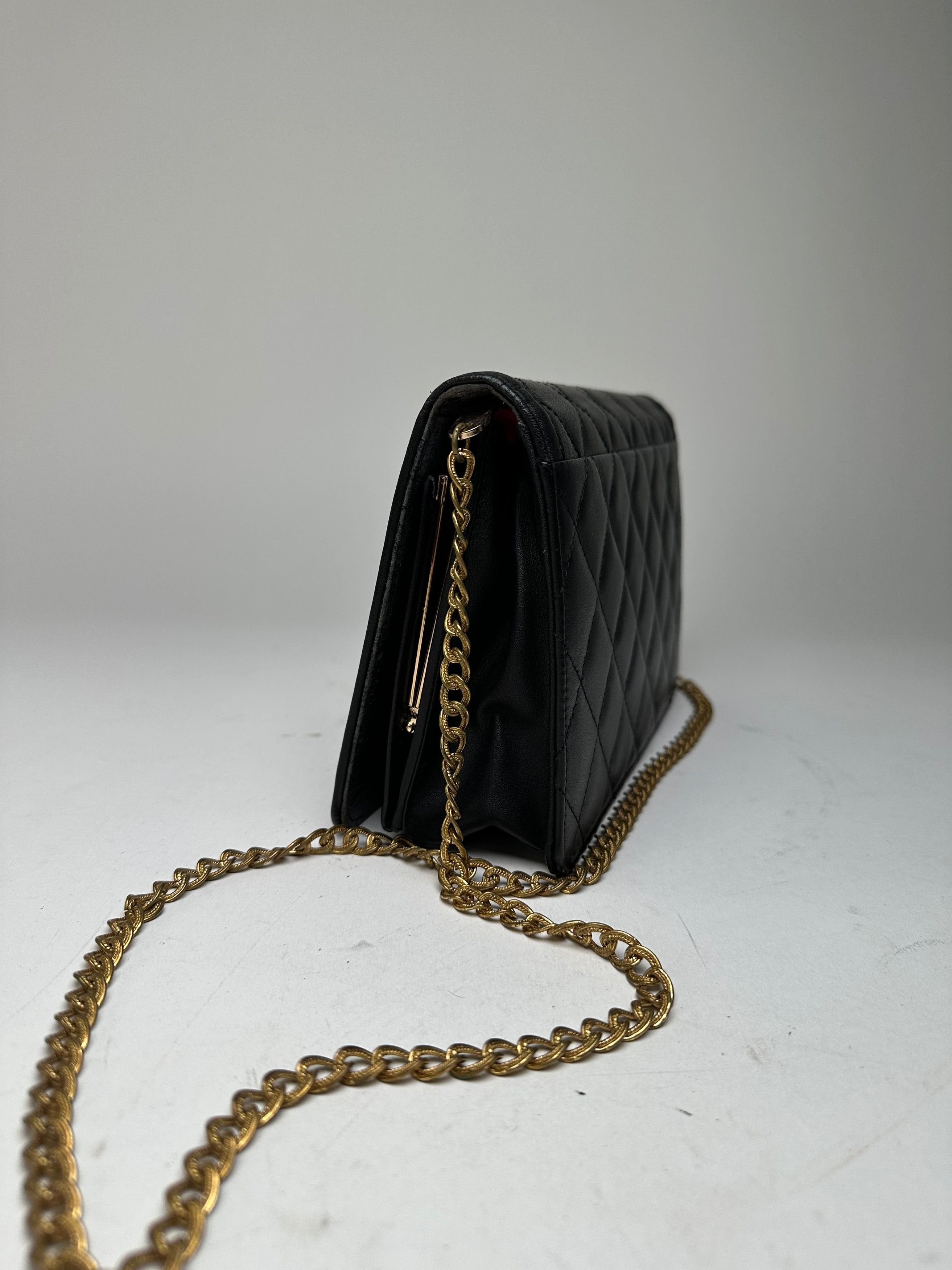 Givenchy Vintage 4G Leather Shoulder Bag Black Size ONE SIZE - 10 Thumbnail
