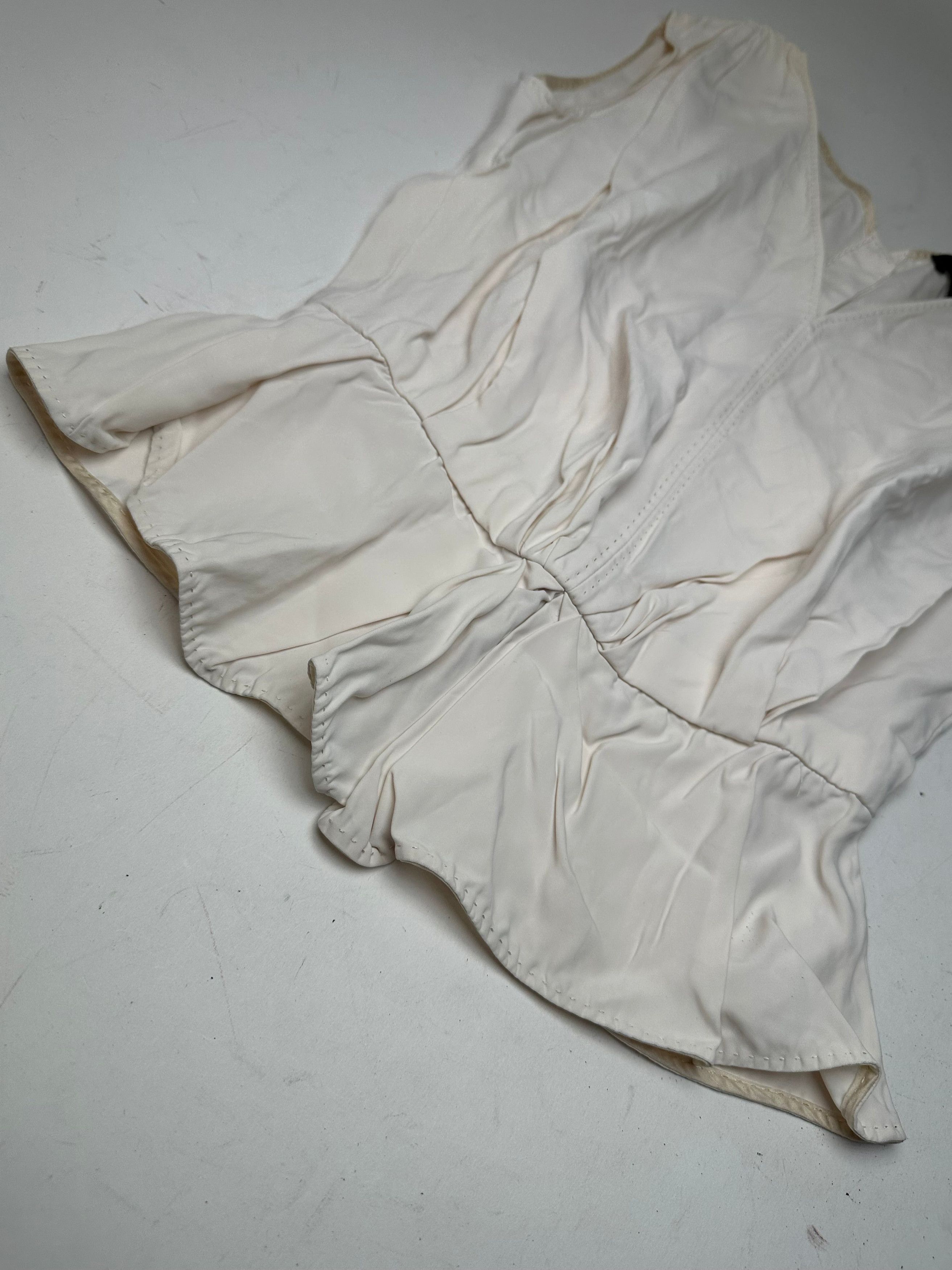 Louis Vuitton Vintage Silk Top White 34/XS Size XS / US 0-2 / IT 36-38 - 7 Thumbnail