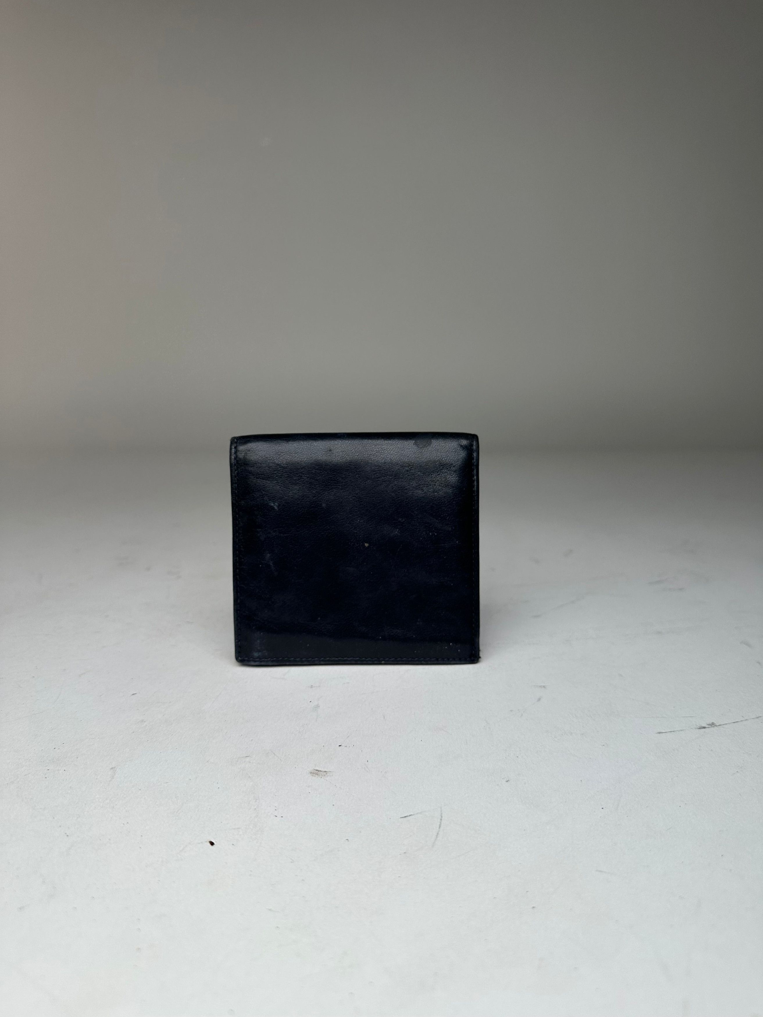 Celine Vintage Paris Leather Flapable Wallet Black Size ONE SIZE - 12 Thumbnail