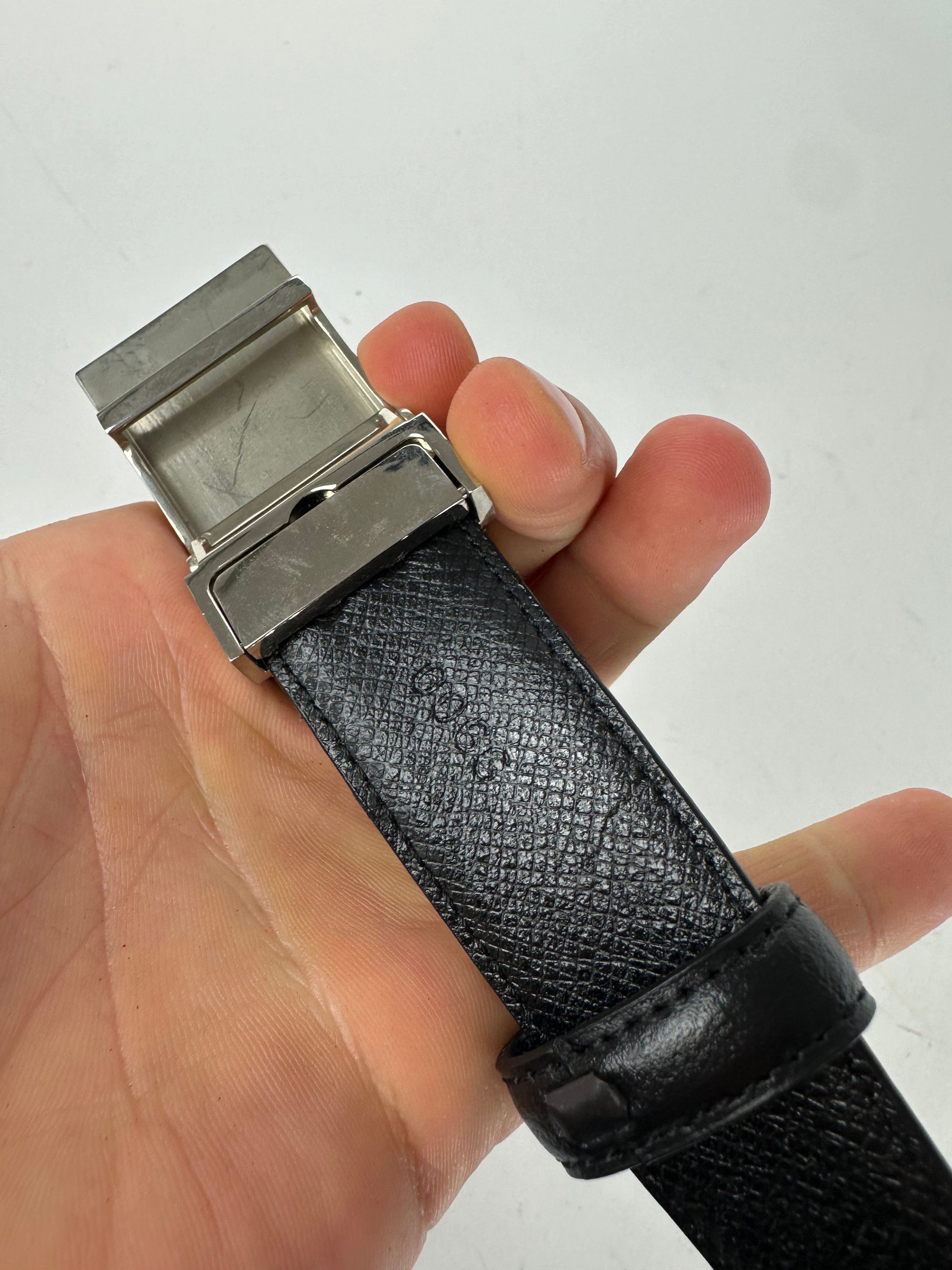 Givenchy Vintage Leather Belt Black Size ONE SIZE - 3 Thumbnail