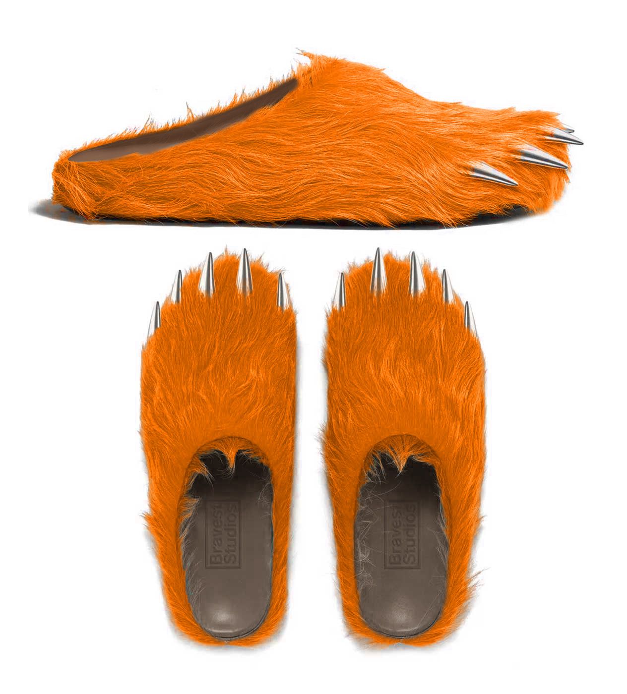 Bravest Studios Bravest x Glogang Studios Bear Claw Mule Orange Size US 5 / EU 37 - 2 Thumbnail