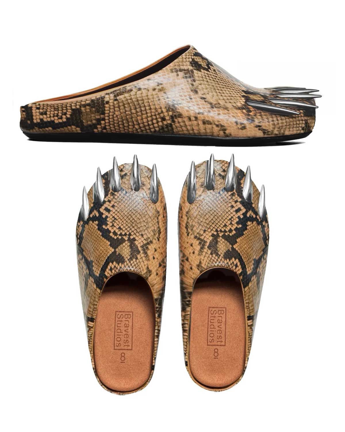 Bravest Studios Snake Claw Mule Tan Size US 10 / EU 43 - 2 Thumbnail